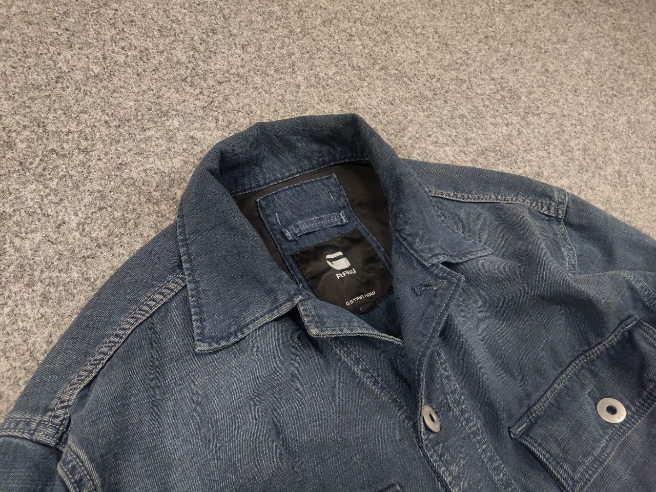 G-Star G Star Raw Shore denim Vintage Pocket Logo Jacket Japanese Size US L / EU 52-54 / 3 - 10 Thumbnail