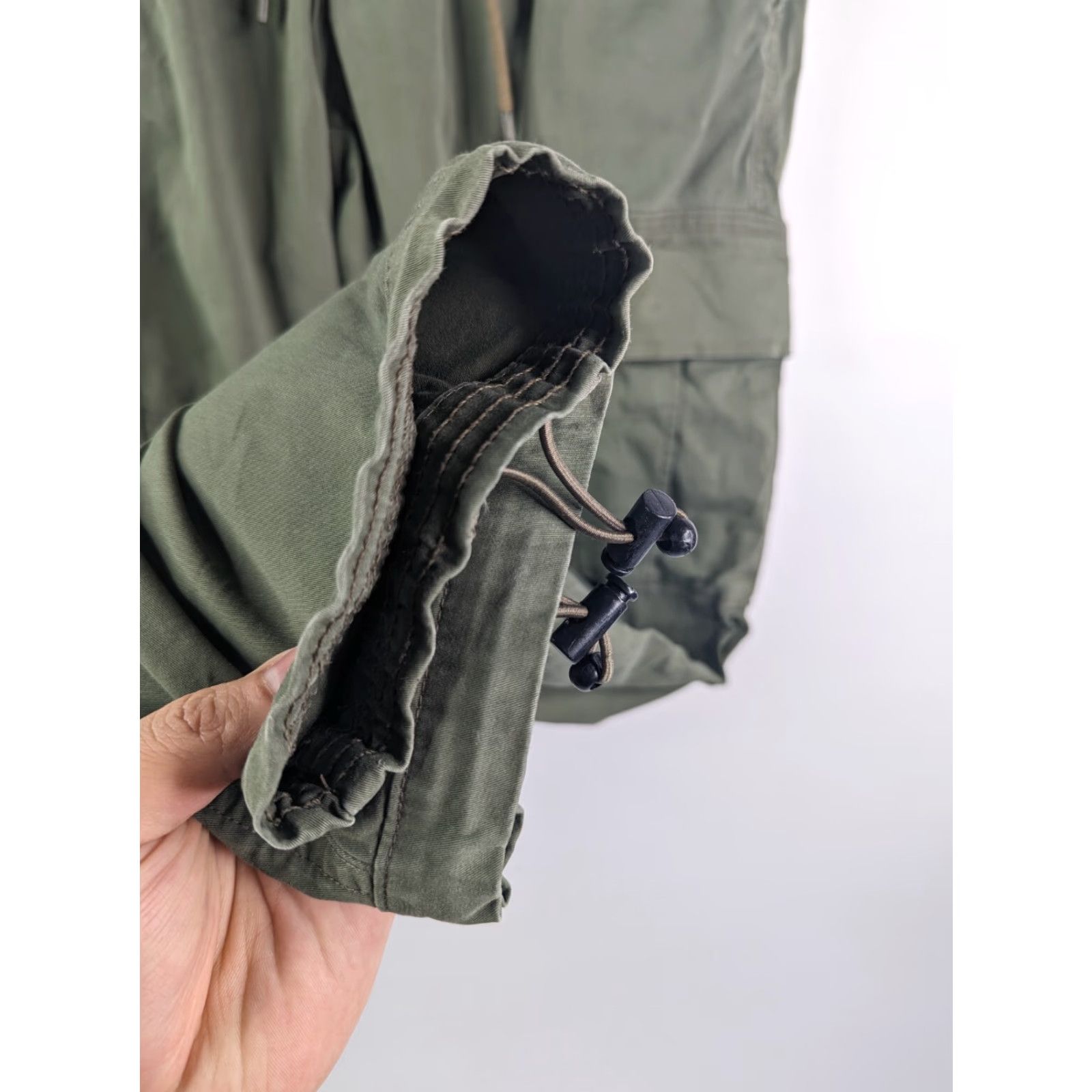 Abercrombie & Fitch VINTAGE Abercrombie & Fitch Pants Cargo 28x30 Green Military Skinny Relaxed Men 90s Army Workwear Casual Pants Size US 28 / EU 44 - 3 Thumbnail