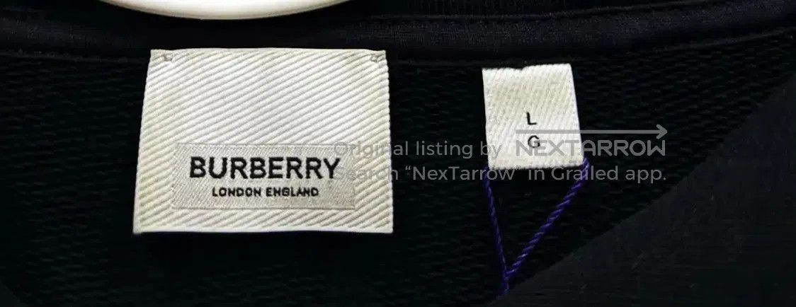 Burberry Burberry Black Cotton Men's Hoodie. Size US L / EU 52-54 / 3 - 4 Thumbnail