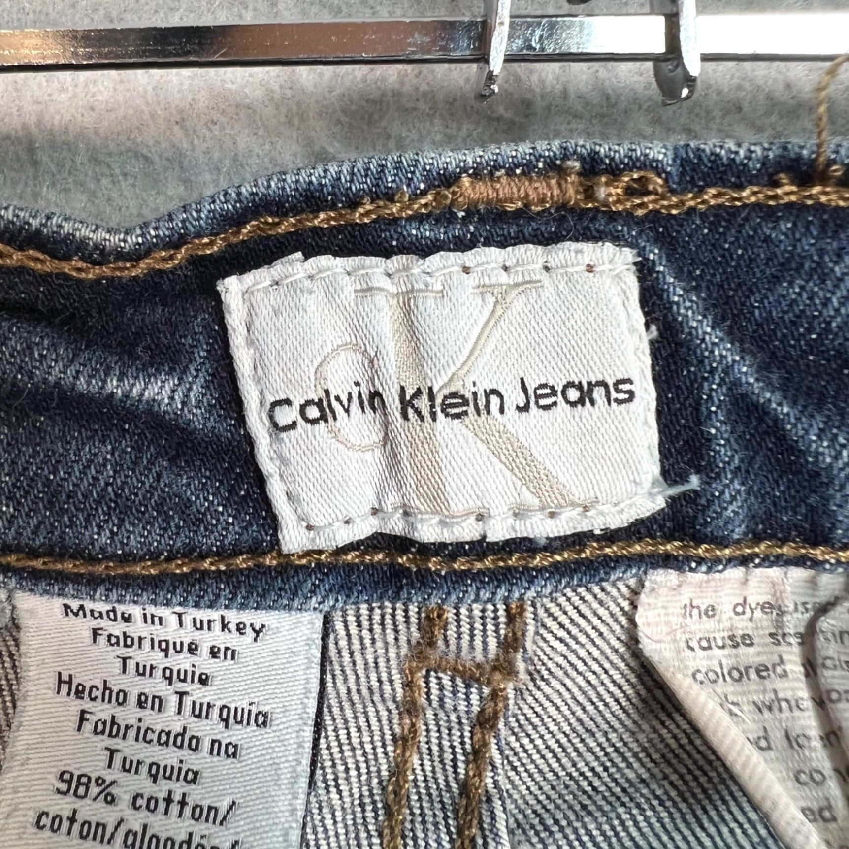 Calvin Klein Calvin Klein Jeans Boot Cut Womens Size 9 Blue Denim Cotton Blend Size 30" / US 8 / IT 44 - 3 Thumbnail