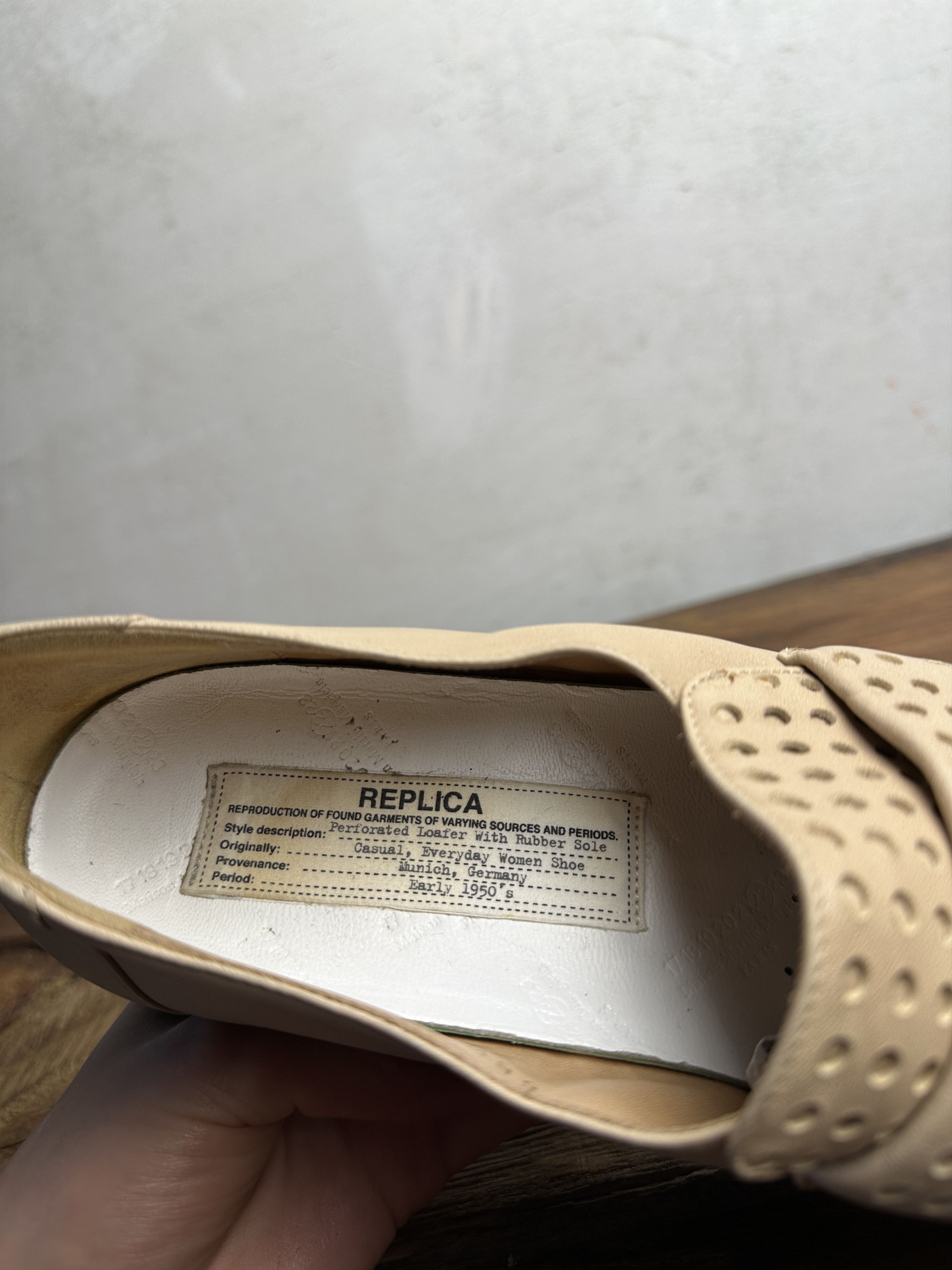 Maison Margiela Maison Margiela Perforated Loafers Size US 9 / IT 39 - 12 Thumbnail