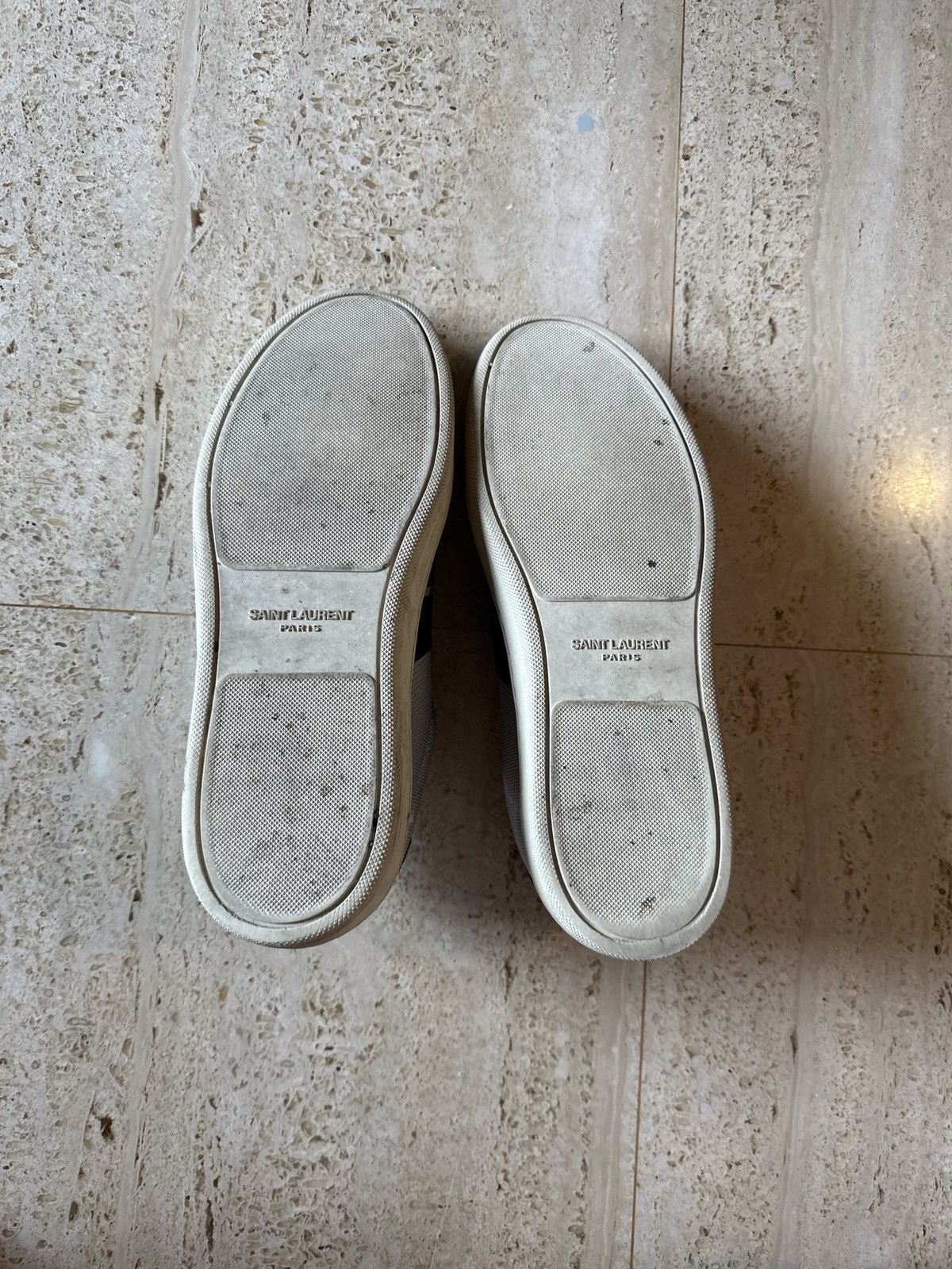 Saint Laurent Paris Saint Laurent SL/04 Low Cut Leather and Mesh Sneaker Size US 7.5 / EU 40-41 - 6 Thumbnail