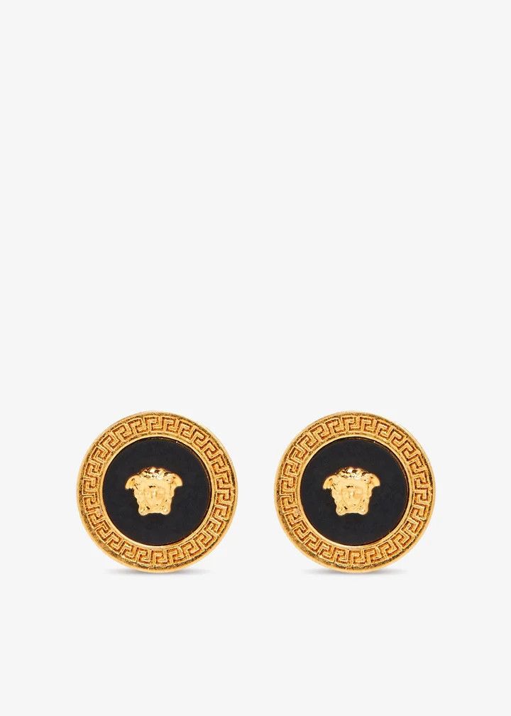 Versace o1y0226 Size : OS / Earrings in Gold/Black Size ONE SIZE - 1 Thumbnail