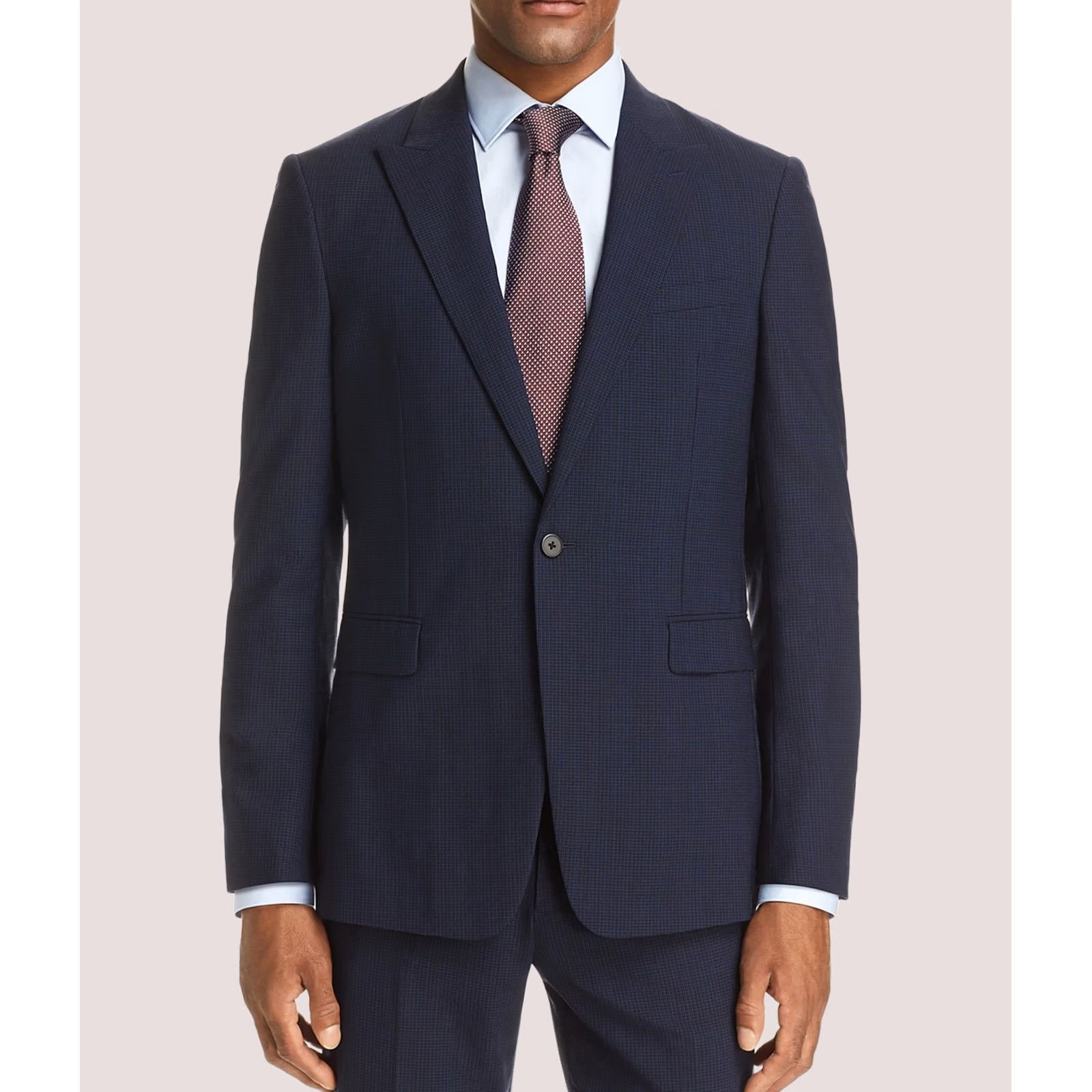 Theory Theory Mens Chambers Two Button Blazer Jacket Blue 42 Short Size US 42 / EU 58 - 1 Preview