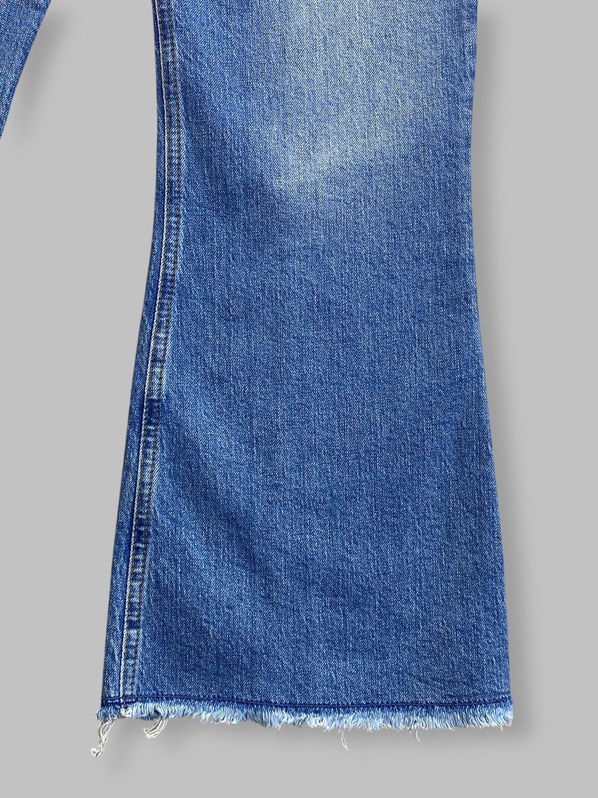 Versace Versace Jeans Couture Crop Flared Washed Denim Jeans Pants Size 28" / US 6 / IT 42 - 10 Thumbnail