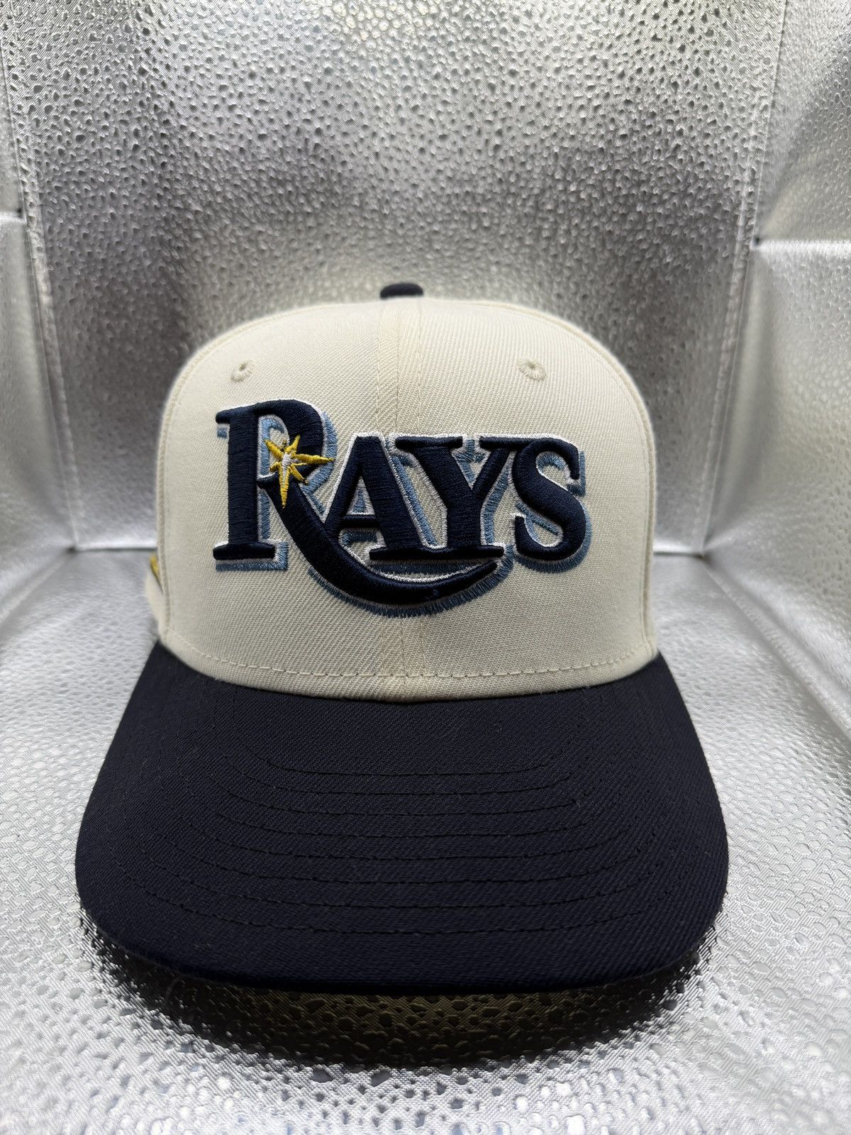 New Era Tampa Bay Rays New Era - White/Navy Fitted SZ 7 Size ONE SIZE - 1 Thumbnail