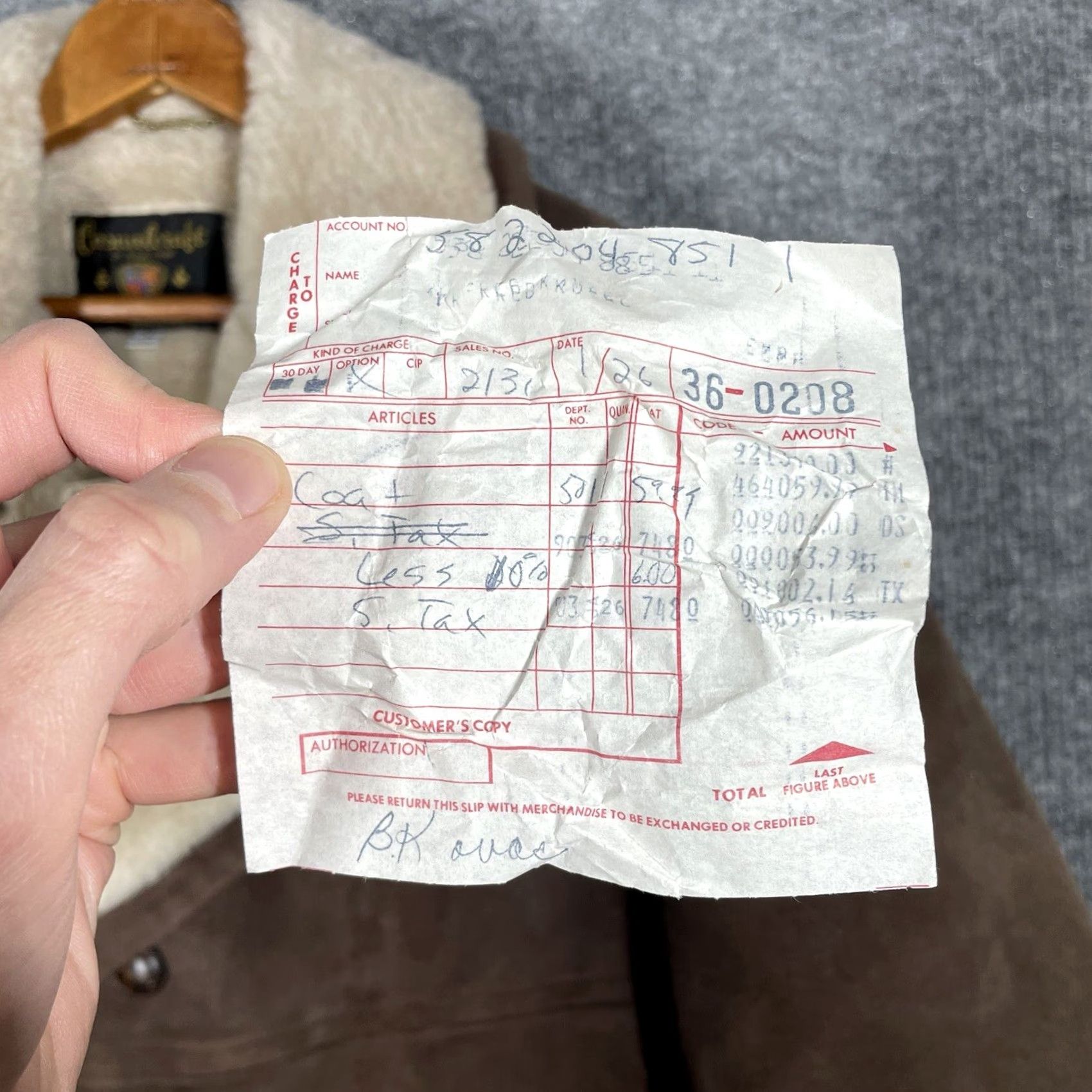Vintage VINTAGE Casualcraft 60s Heavy Coat Jacket Brushed Cotton Suede Cotton Brown 1960s Casual Mens Girls Boys 42 Regular Size US XS / EU 42 / 0 - 7 Thumbnail