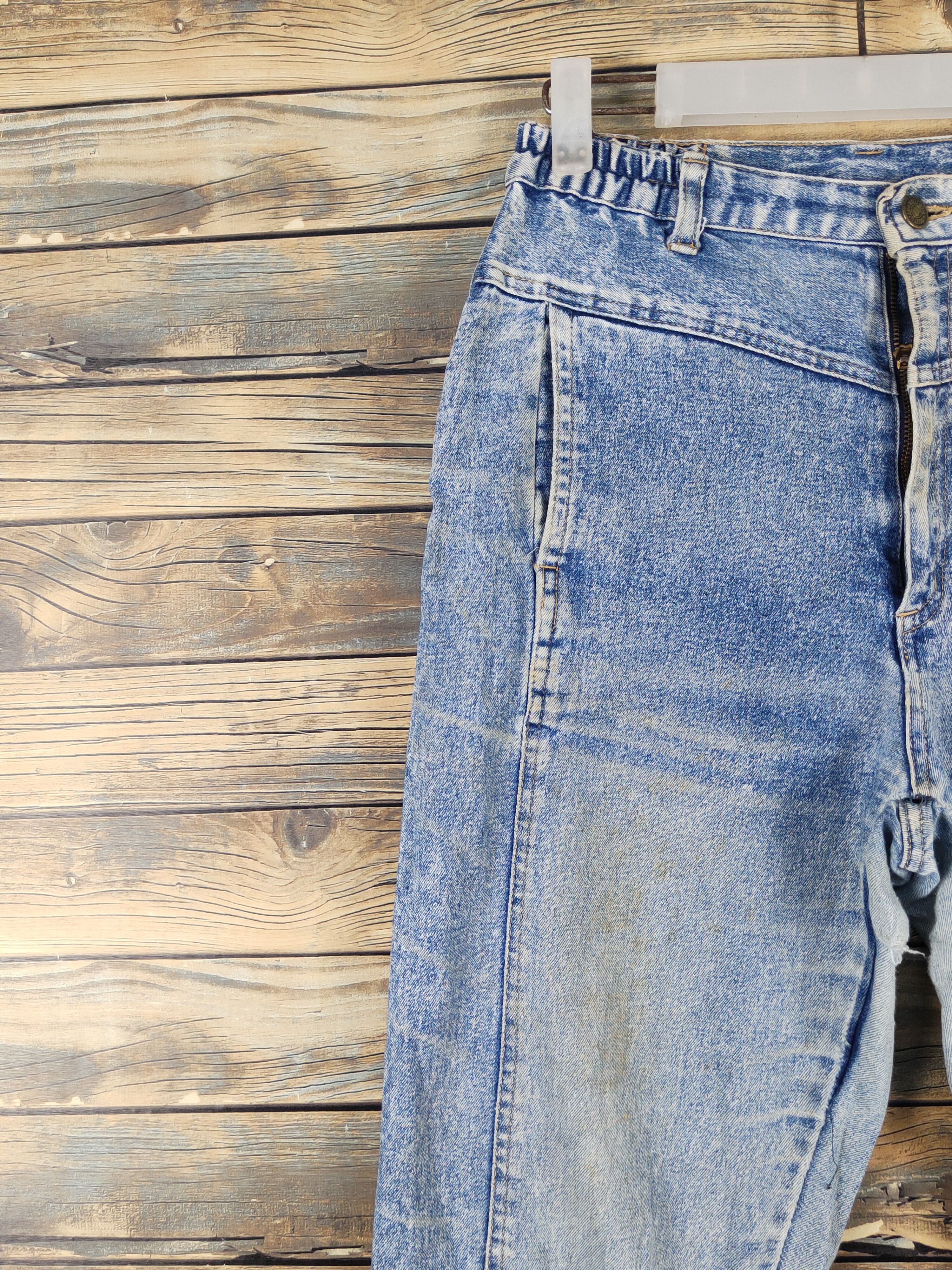 Japanese Brand Japanese Brand Blue Distressed Ripped Jeans #W1707 Size US 28 / EU 44 - 3 Thumbnail