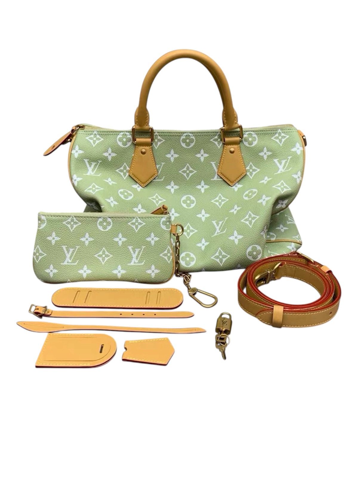 Louis Vuitton Louis Vuitton 40 Speedy P9 Bandouliere Duffel bag Keepall Size 40 - 3 Thumbnail