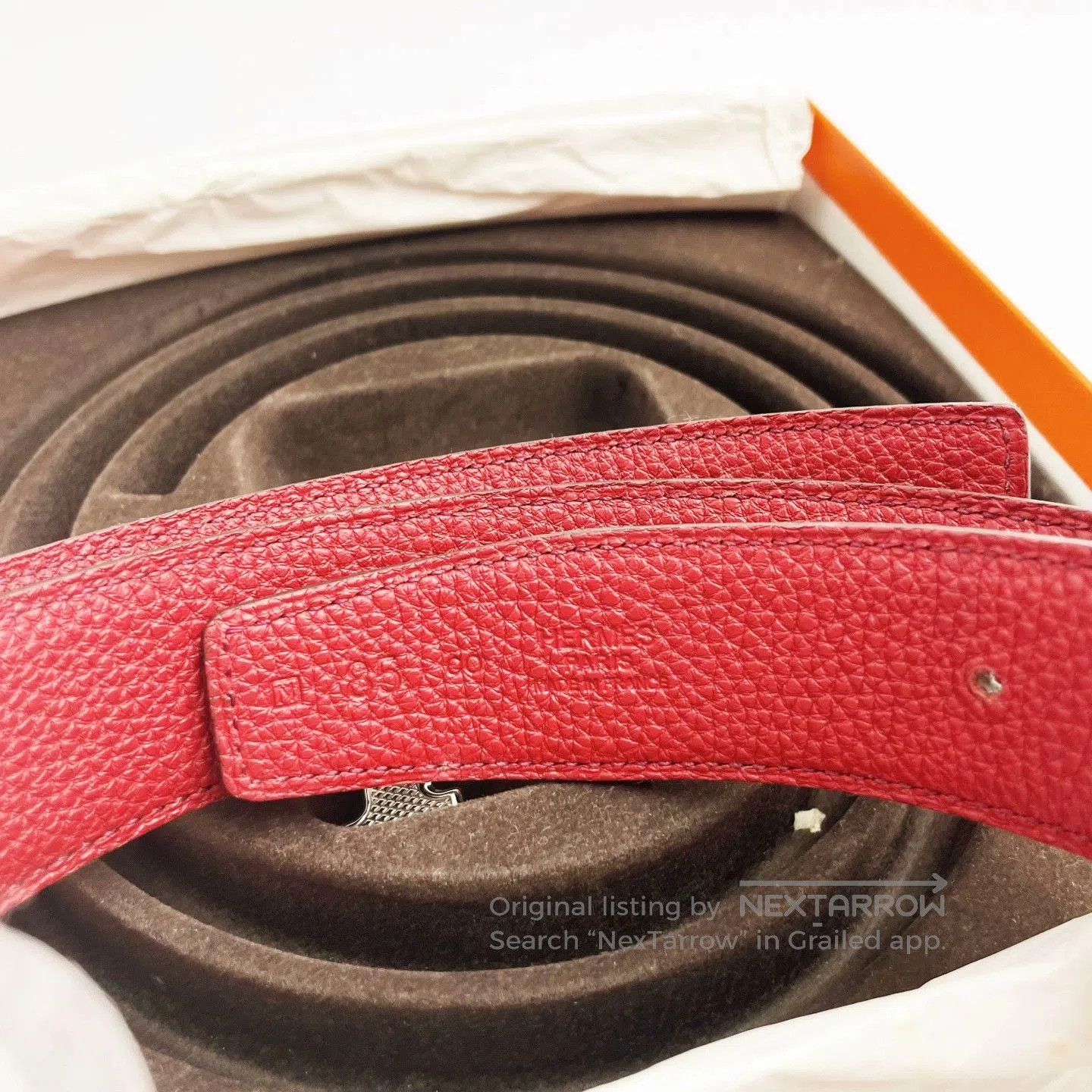 Hermes Hermes Double-Sided H Belt Silver Buckle. Size ONE SIZE - 5 Thumbnail