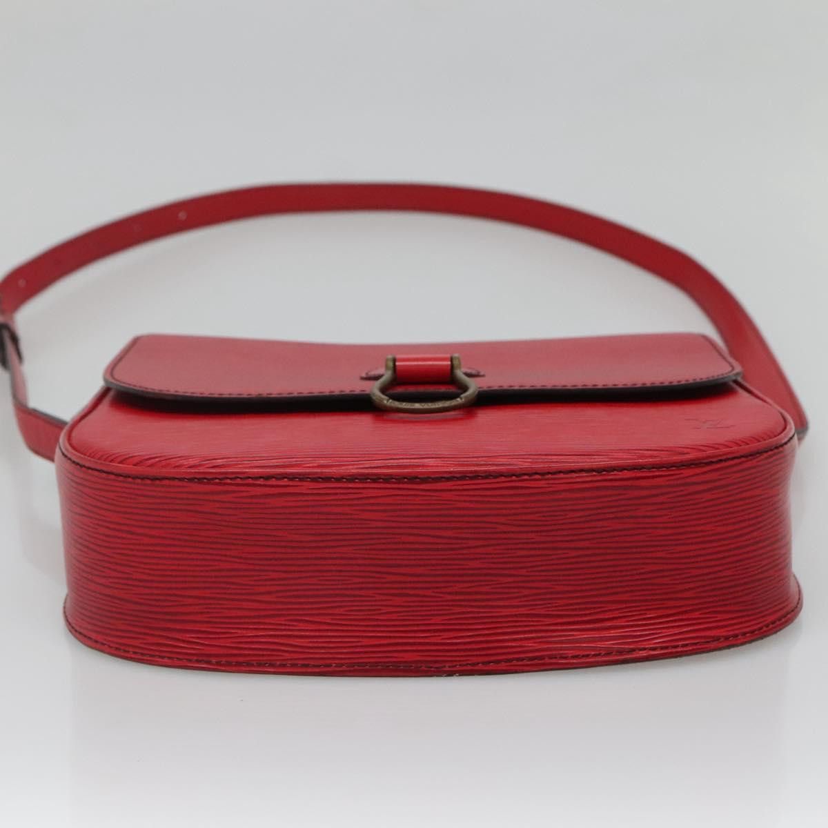 Louis Vuitton LOUIS VUITTON Epi Saint Cloud GM Shoulder Bag Red M52197 Size ONE SIZE - 5 Thumbnail