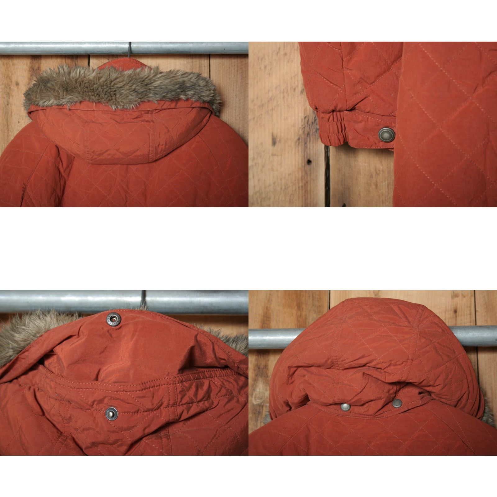 Vintage VINTAGE L.L. BEAN Parka Women's PM Quilted Primaloft Insulated Orange Jacket Boots? Size M / US 6-8 / IT 42-44 - 8 Thumbnail