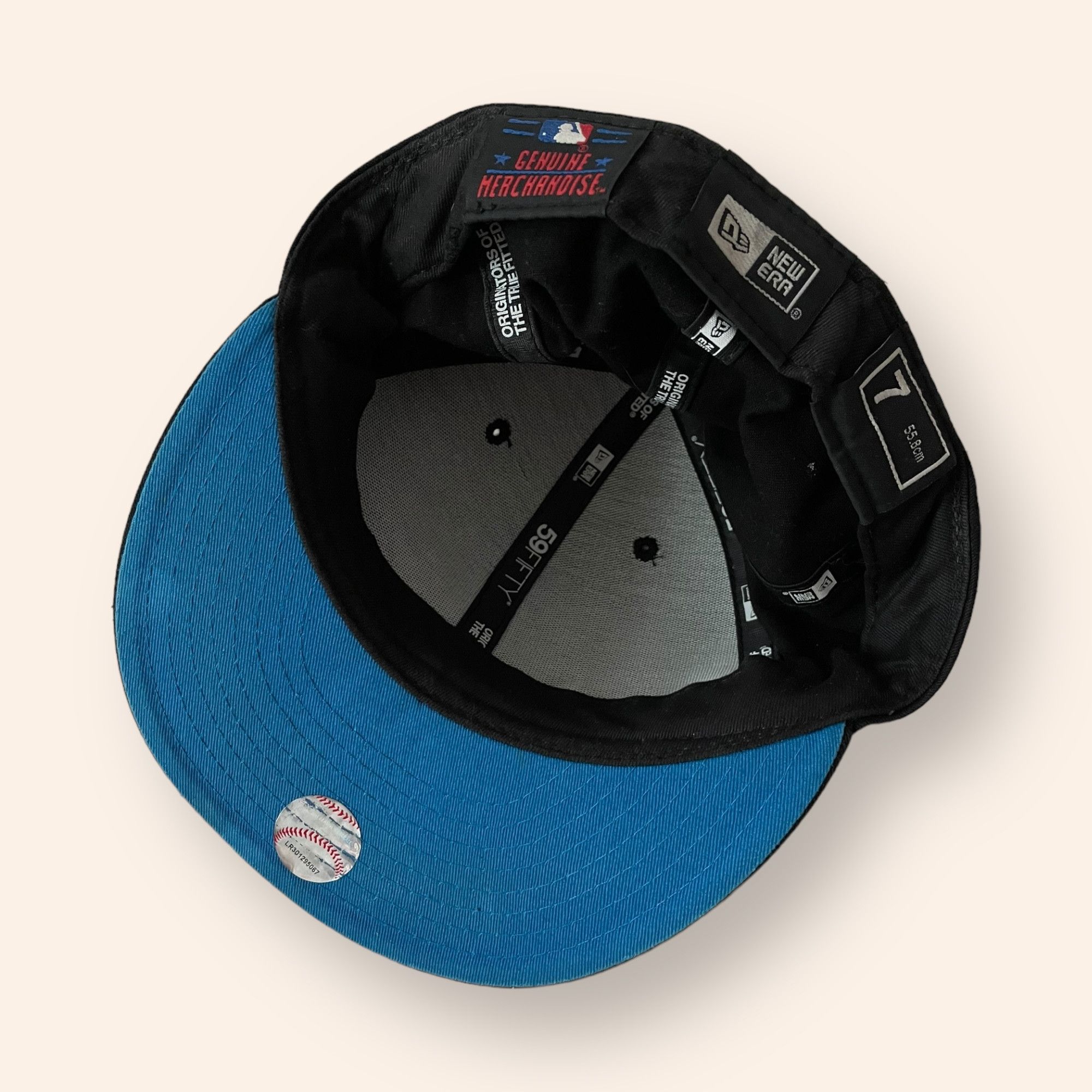 Vintage New Era Los Angeles Dodgers Fitted Cap Hat Size ONE SIZE - 3 Thumbnail