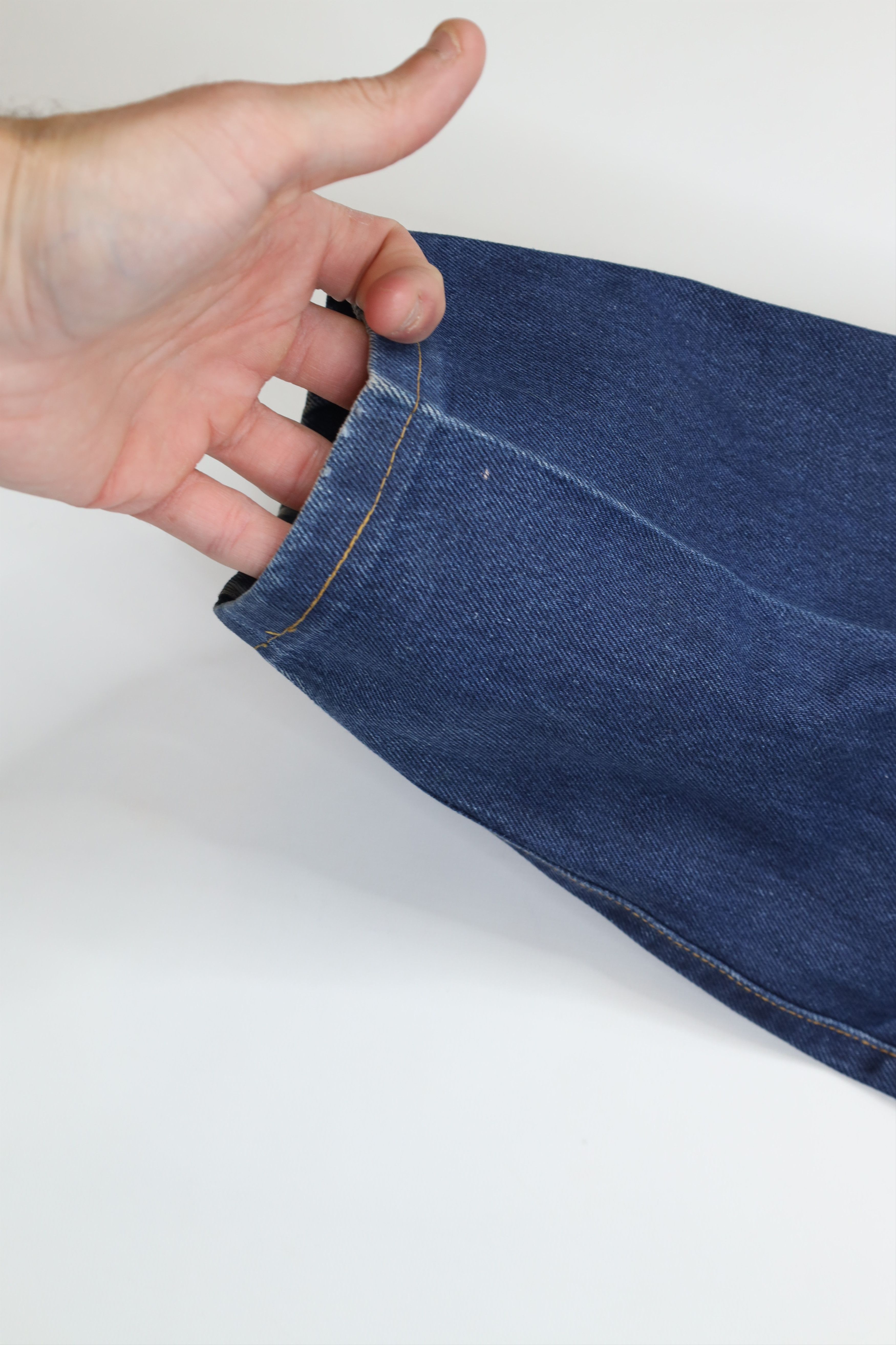 Guess Vintage 90s Guess Spell Out Tapered Leg Denim Jeans Blue USA Size US 30 / EU 46 - 5 Thumbnail