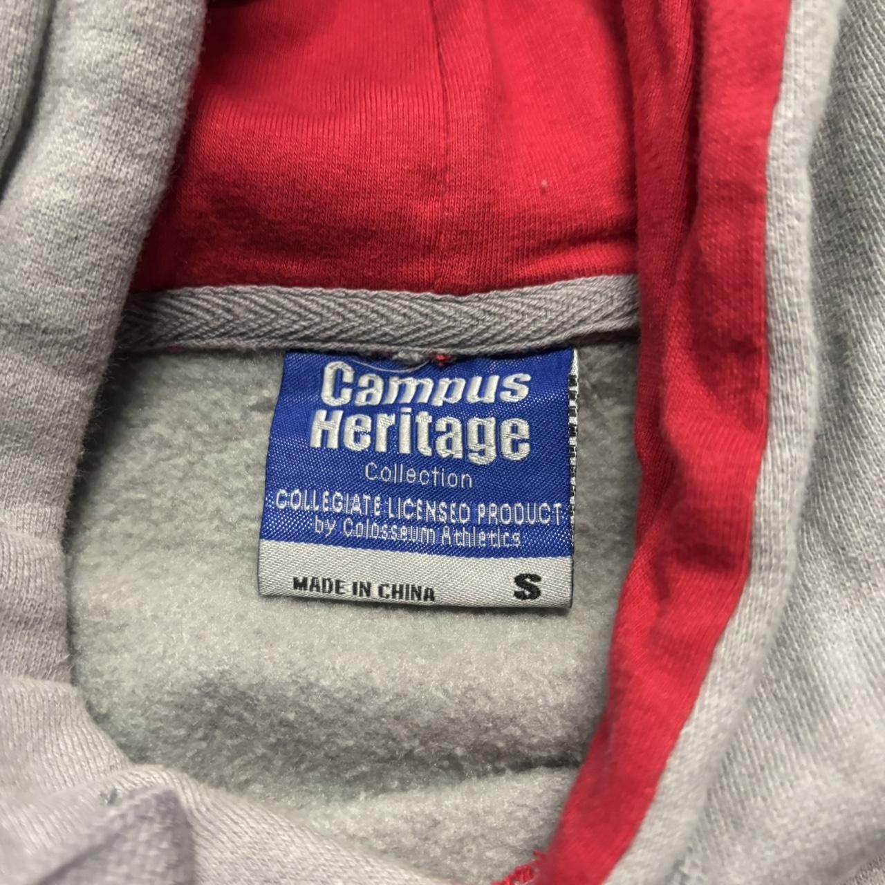 Japanese Brand × Vintage Crazy Vintage Y2K/2000s Grey Ohio State College Essential Hoodie! Size US S / EU 44-46 / 1 - 6 Thumbnail