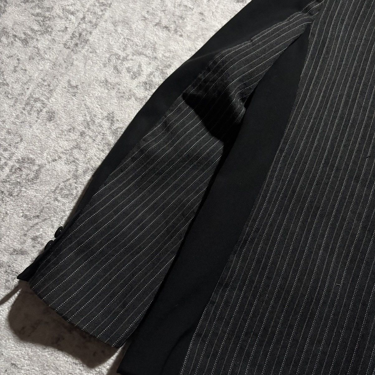Number (N)ine Number (N)ine AW03 Paneled Pinstripe Blazer Jacket | Size 5 Size 50R - 6 Thumbnail