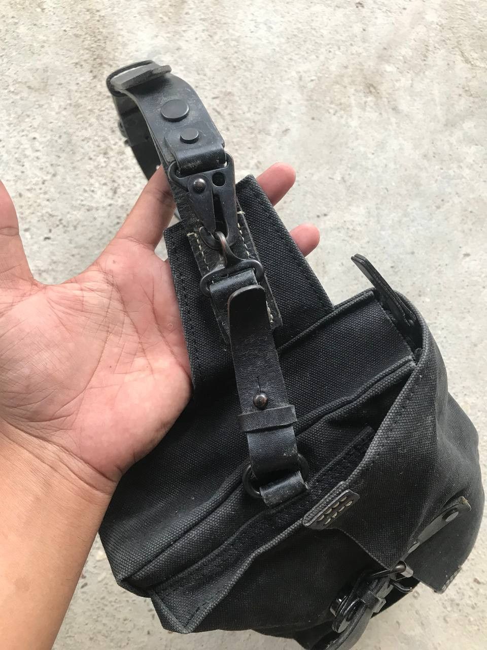 Canvas × Japanese Brand GOME LETE WORKS CANVAS WAISTBAG Size ONE SIZE - 6 Thumbnail