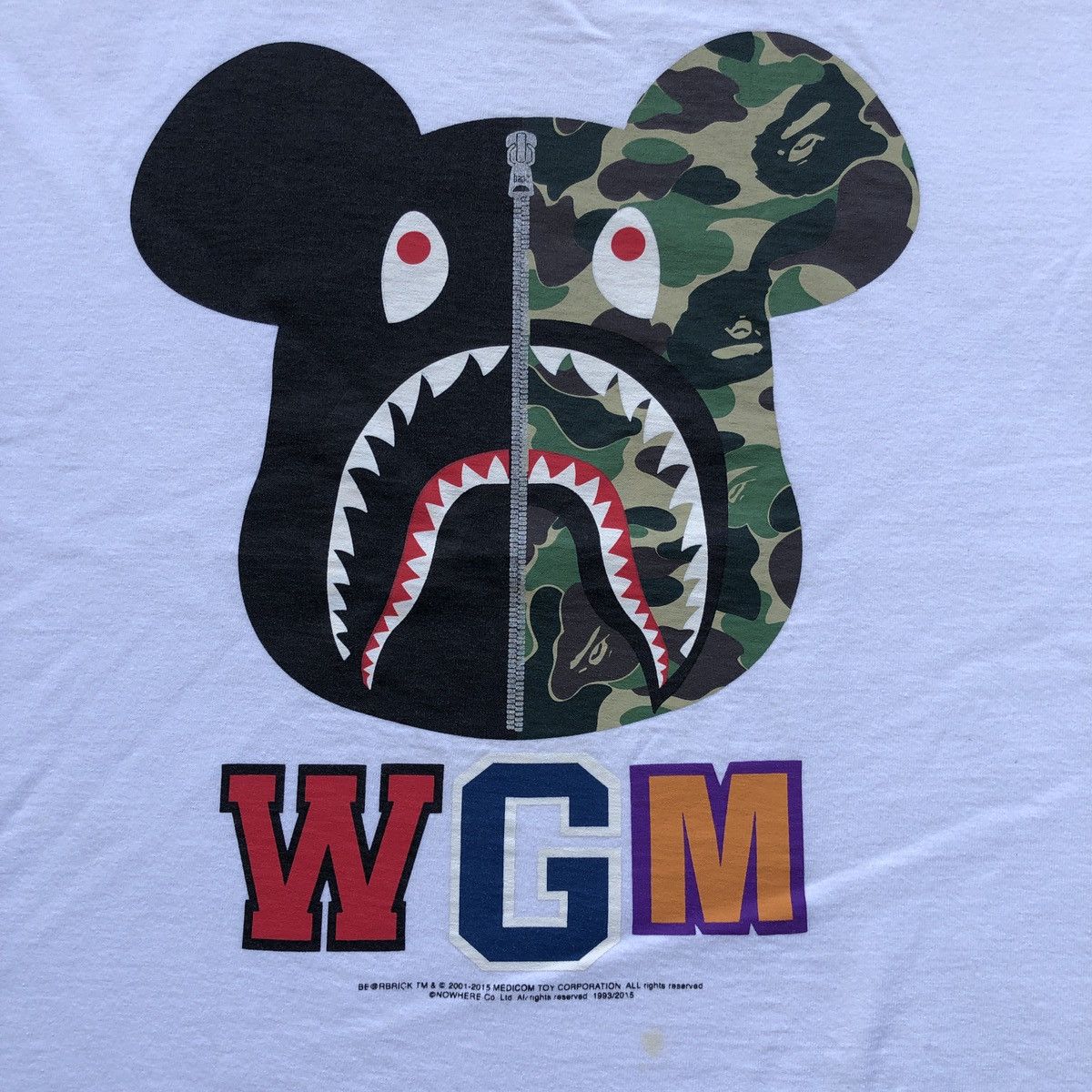 Bape Bape WGM Bearbrick Medicom Toy Tshirts Size US XL / EU 56 / 4 - 4 Thumbnail