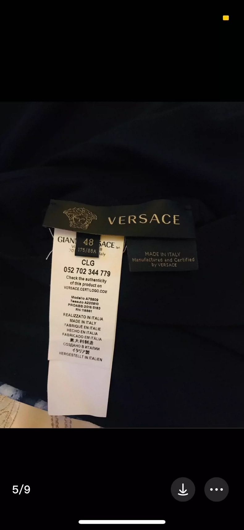 Versace Versace Wear a jacket on both sides Size M / US 6-8 / IT 42-44 - 7 Thumbnail