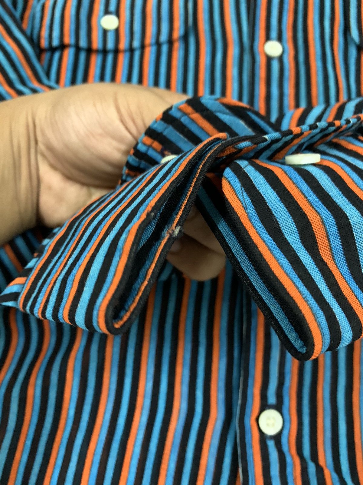 Christian Dior Monsieur VINTAGE CHRISTIAN DIOR MONSIEUR STRIPE TEE Size L / US 10 / IT 46 - 6 Thumbnail