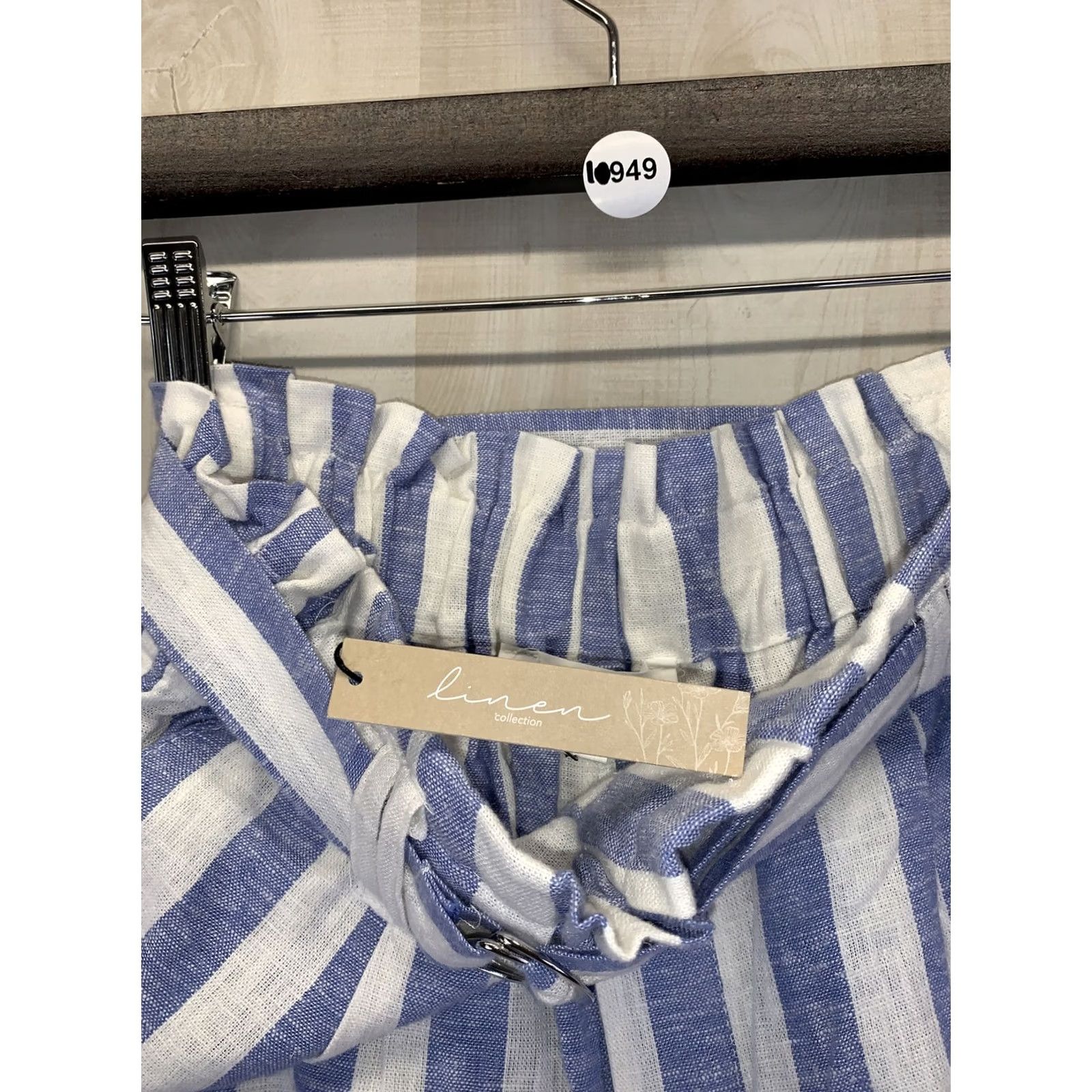 Vintage Love Tree Paper Bag Linen Blend Women’s Shorts MWT-NWT-10949 Size 32" / US 10 / IT 46 - 8 Thumbnail