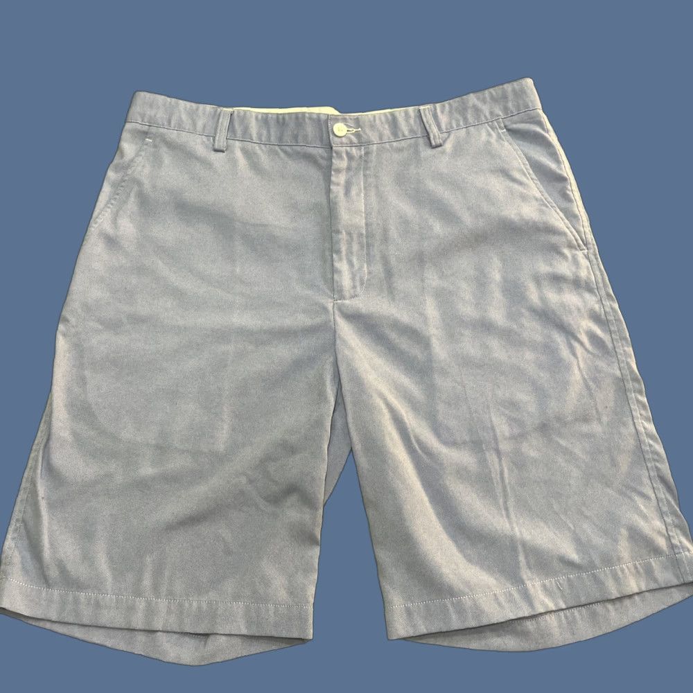Footjoy FootJoy Mens Golf Shorts Flat Front 36 Blue 10” Inseam Nylon Breathable Pockets Zip Front Modern Golf Wear Mens Size US 36 / EU 52 - 1 Thumbnail