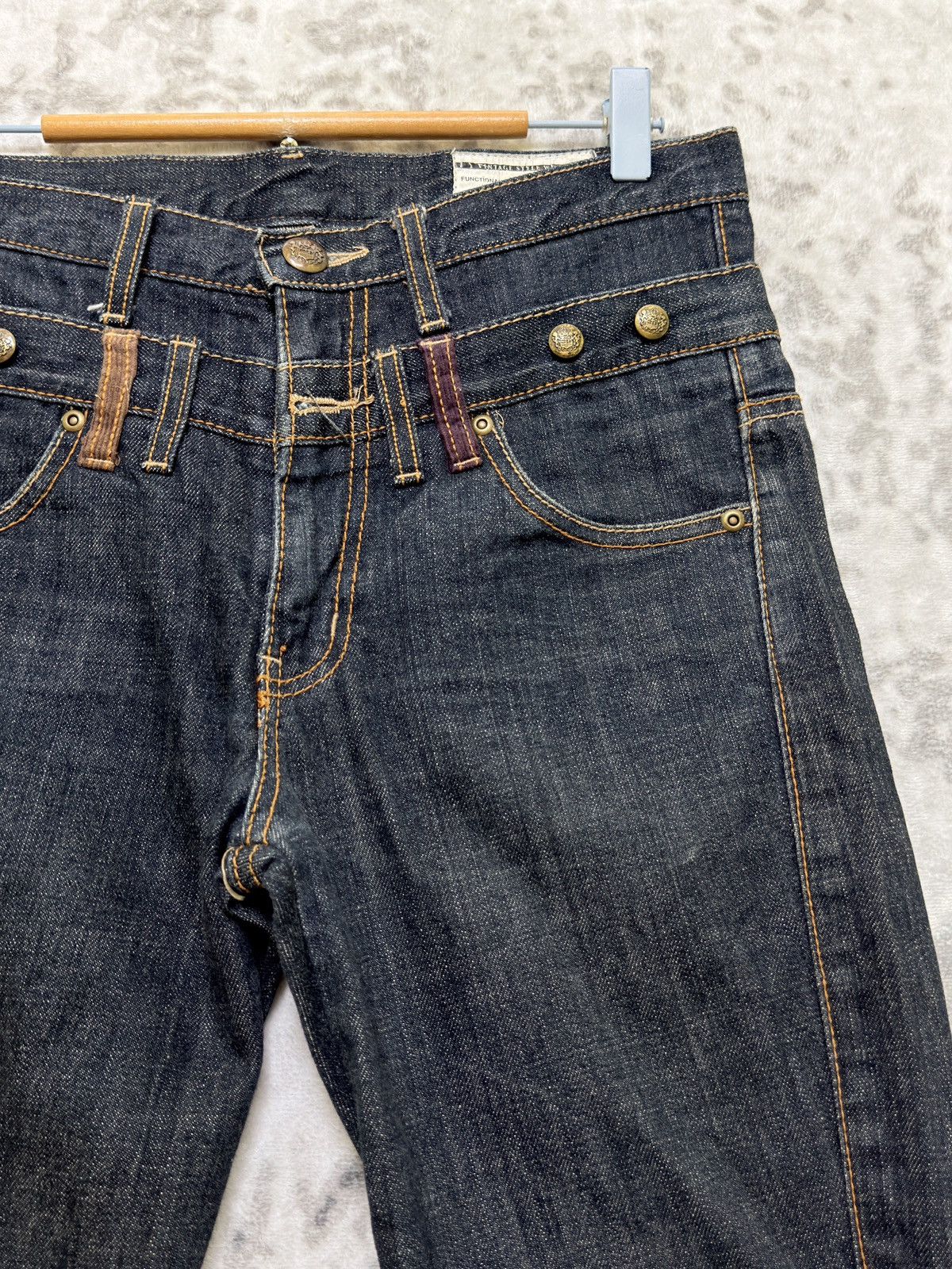 Hysteric Glamour Hysteric Glamour Style Double Waist J Curve Leg Denim Jeans Size US 30 / EU 46 - 5 Thumbnail