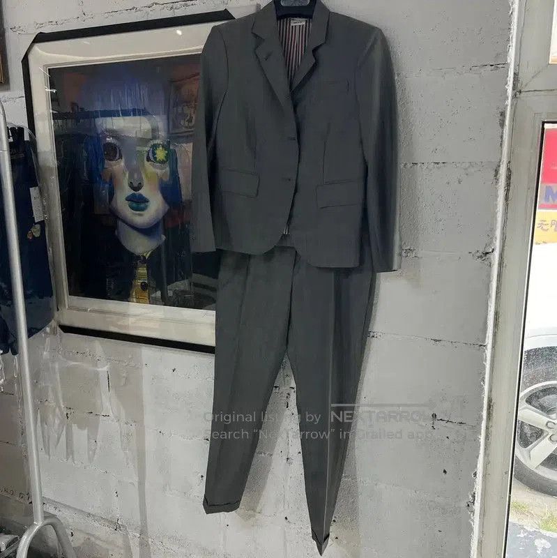 Thom Browne Thom Browne Women's Gray Cotton Trench Coat . Size M / US 6-8 / IT 42-44 - 1 Thumbnail