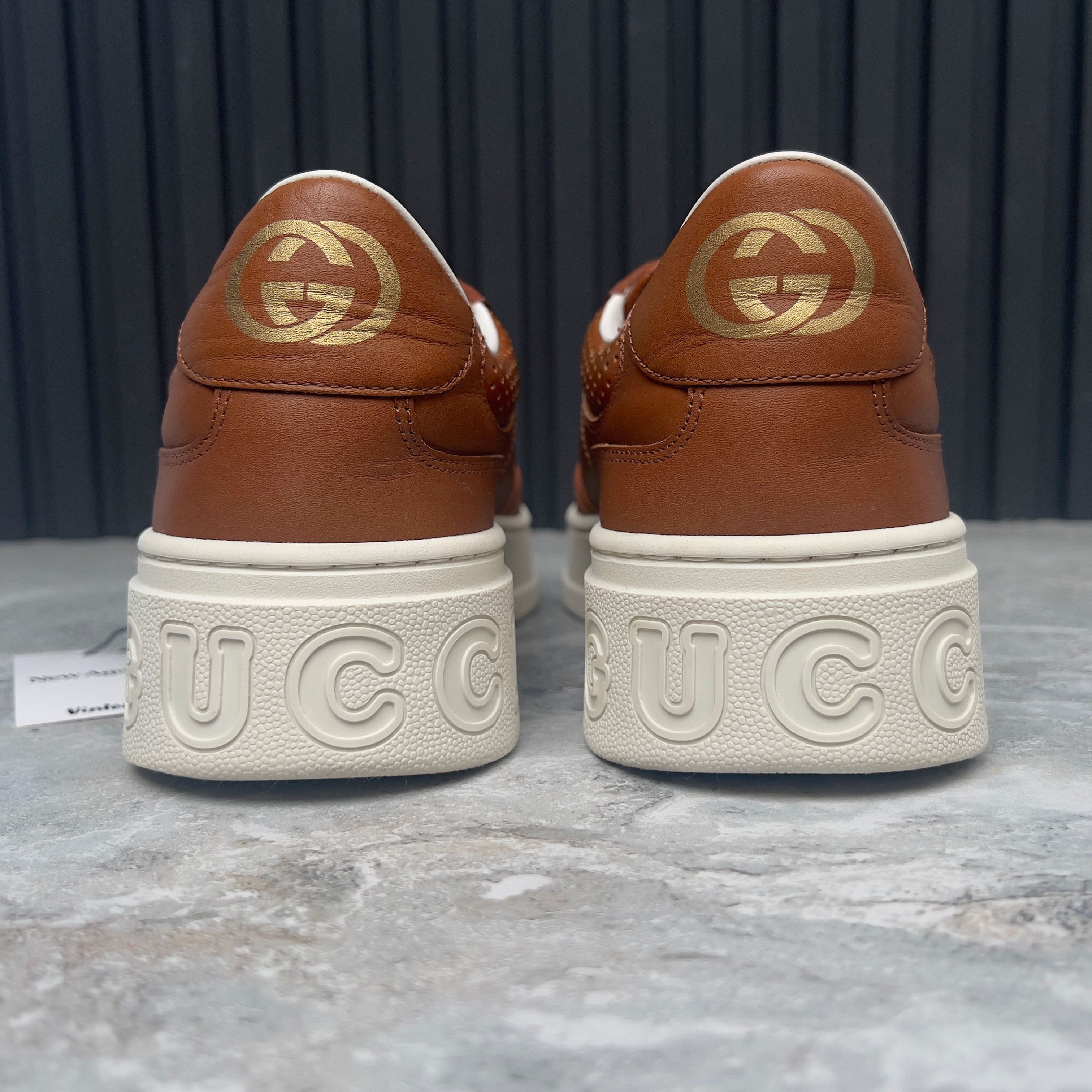 Gucci Gucci Chunky GG Embossed Logo Trainer Sneaker Leather Size US 8.5 / EU 41-42 - 9 Thumbnail