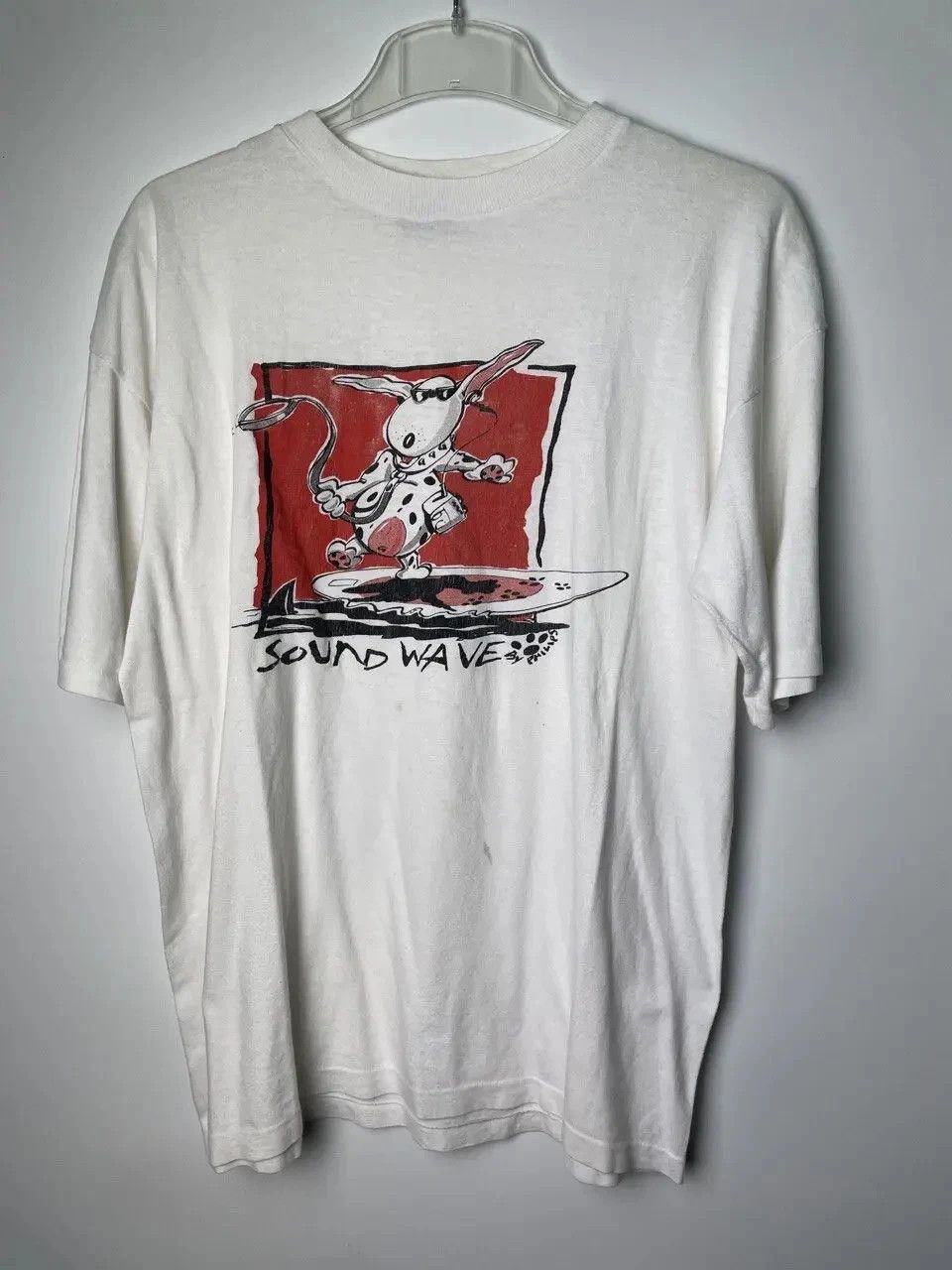 Other Vintage Tiz-Zit “Sound Wave” By Philips Crazy T-Shirt Dog L Size US L / EU 52-54 / 3 - 1 Thumbnail