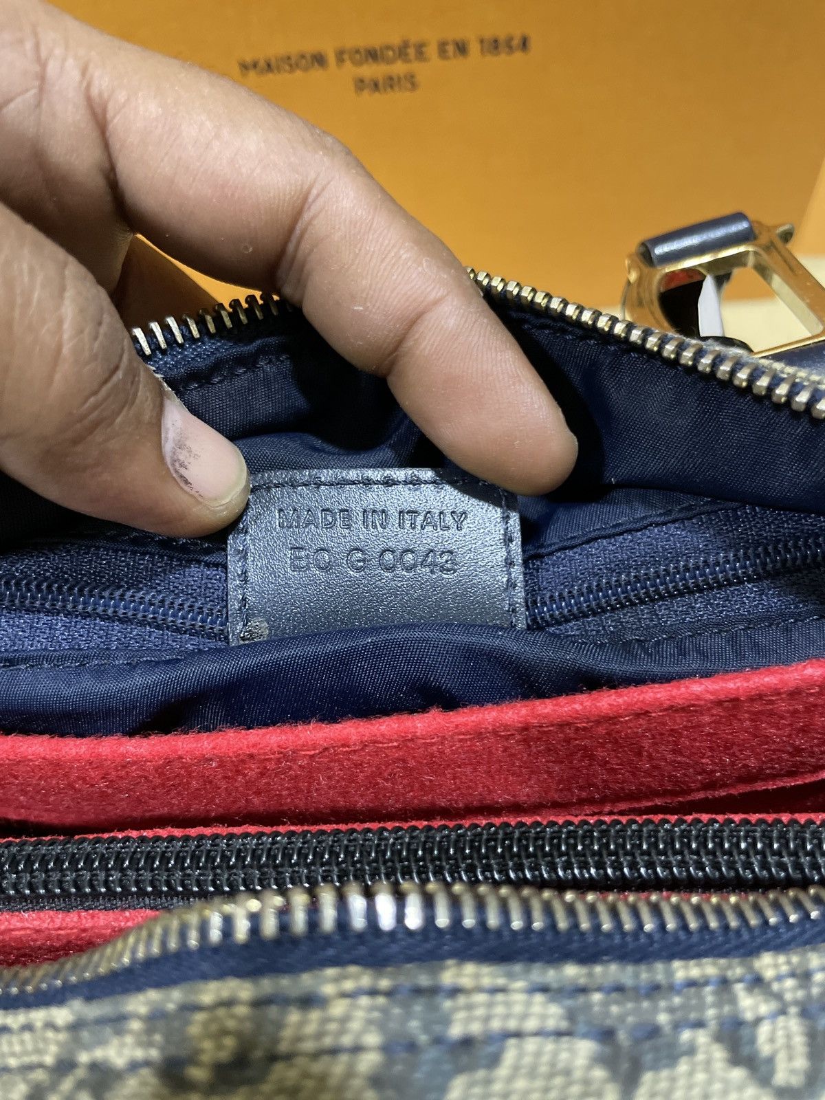 Dior AUTHENTIC CRISTIAN DIOR CANVAS BOSTON 25 HANDBAG VINTAGE Size ONE SIZE - 18 Thumbnail