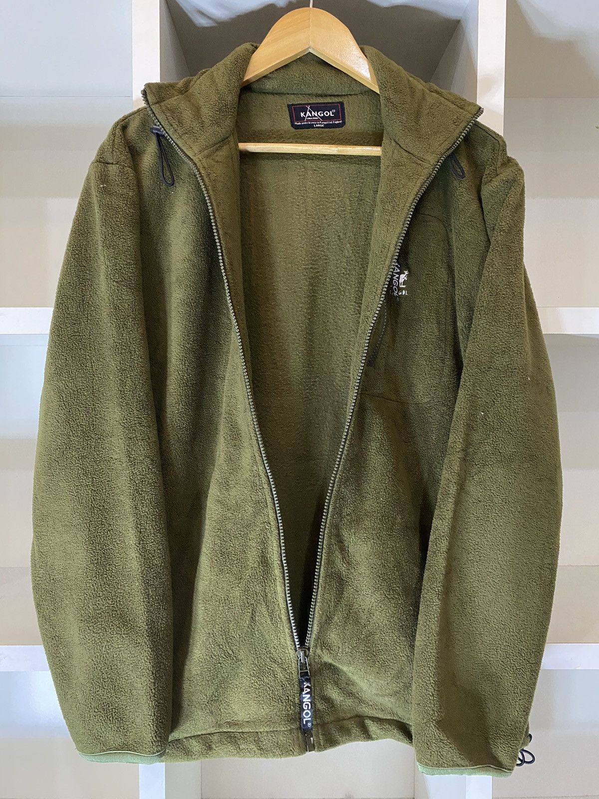 Kangol Kangol England Fleece Jacket Size US L / EU 52-54 / 3 - 11 Thumbnail