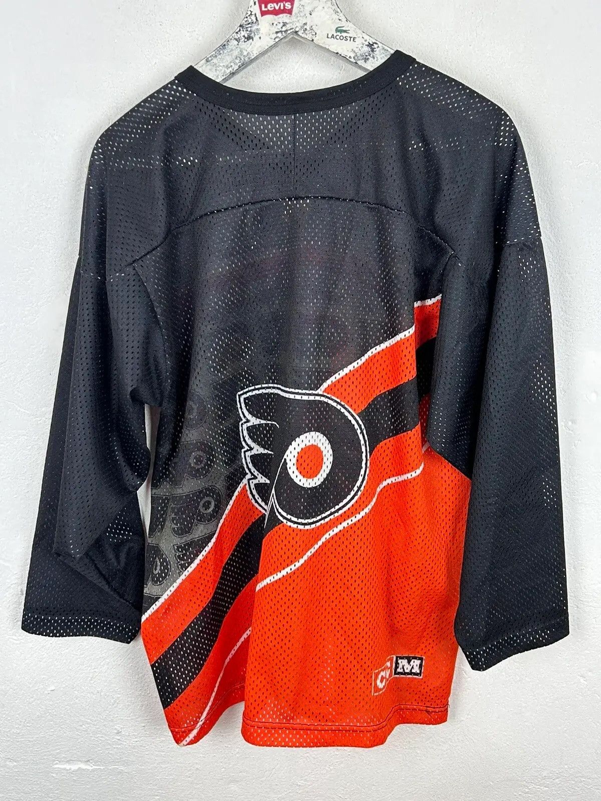 Ccm 80s Vintage CCM Philadelphia Flyers Allover AOP Jersey Size US M / EU 48-50 / 2 - 4 Thumbnail