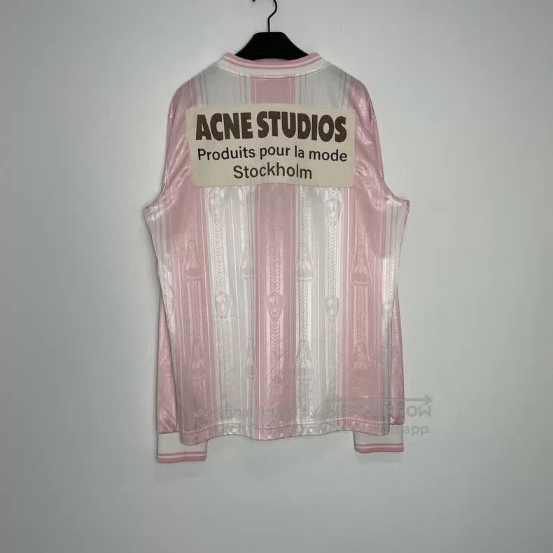 Acne Studios Acne Studios SS24 color block lettering football long-slee Size US S / EU 44-46 / 1 - 2 Thumbnail
