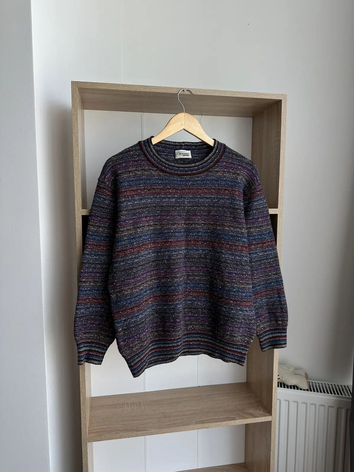 Missoni × Vintage Vintage Missoni Sport Multicolour Wool Knit Sweater Size US S / EU 44-46 / 1 - 7 Thumbnail
