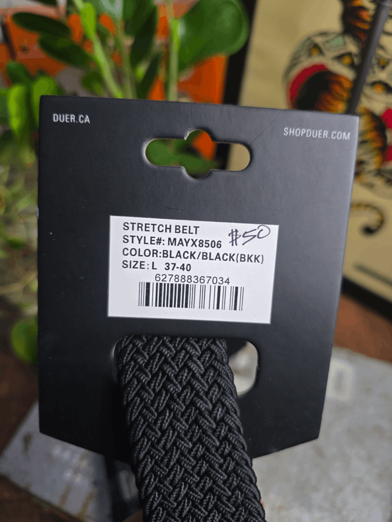 DUER Stretch Belt Size 40 - 5 Thumbnail