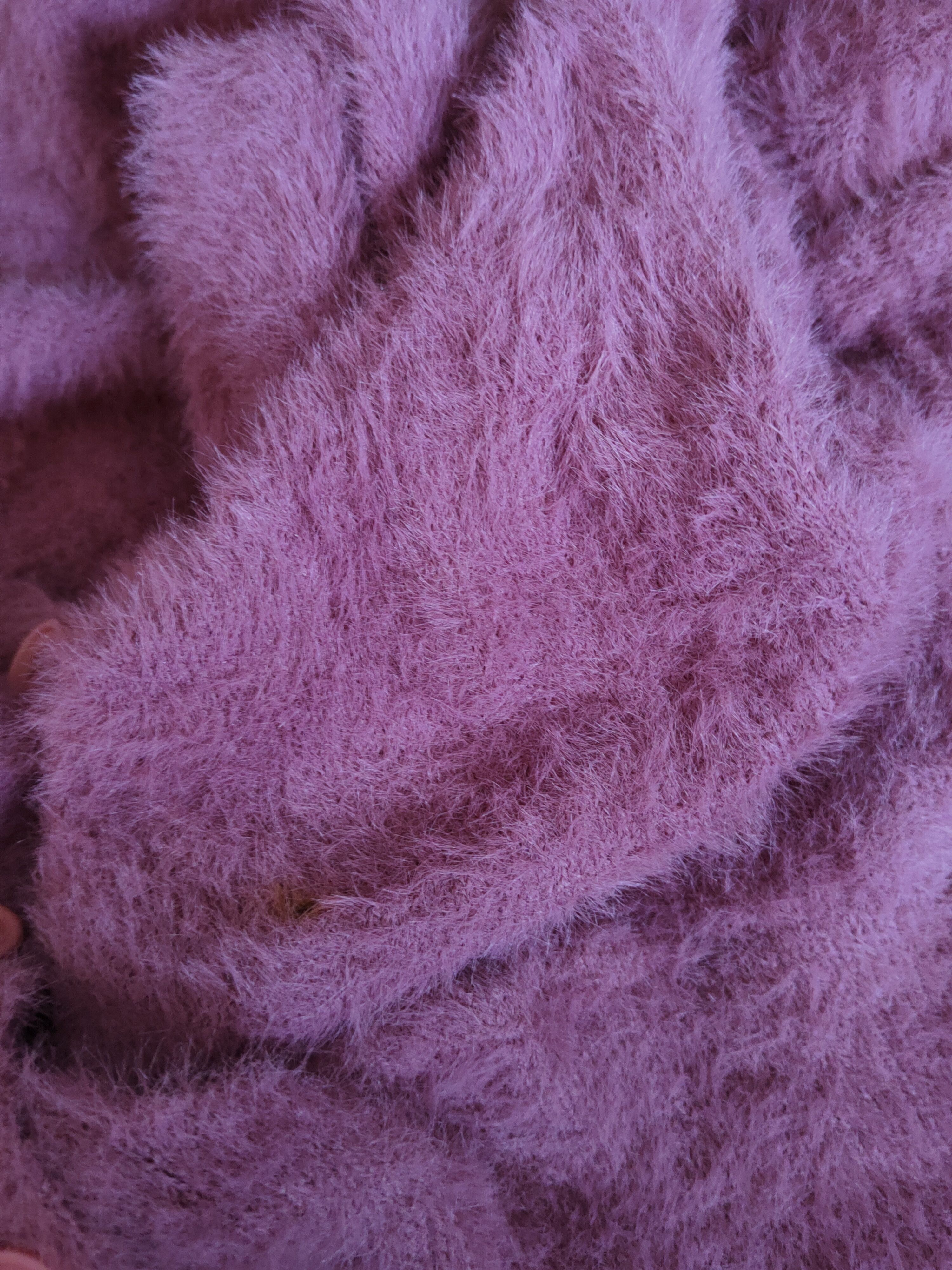Japanese Brand Who's Who Chico Purple Faded Fur Mohair Knitwear #S1962 Size M / US 6-8 / IT 42-44 - 10 Thumbnail