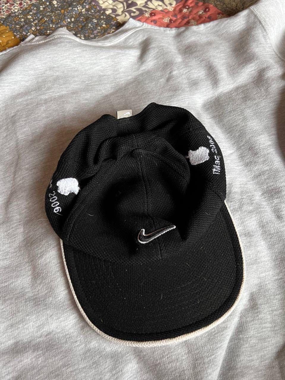 Apple × Nike × Vintage Vintage Apple Imac cap Nike black hat 2006 logo Size ONE SIZE - 10 Thumbnail