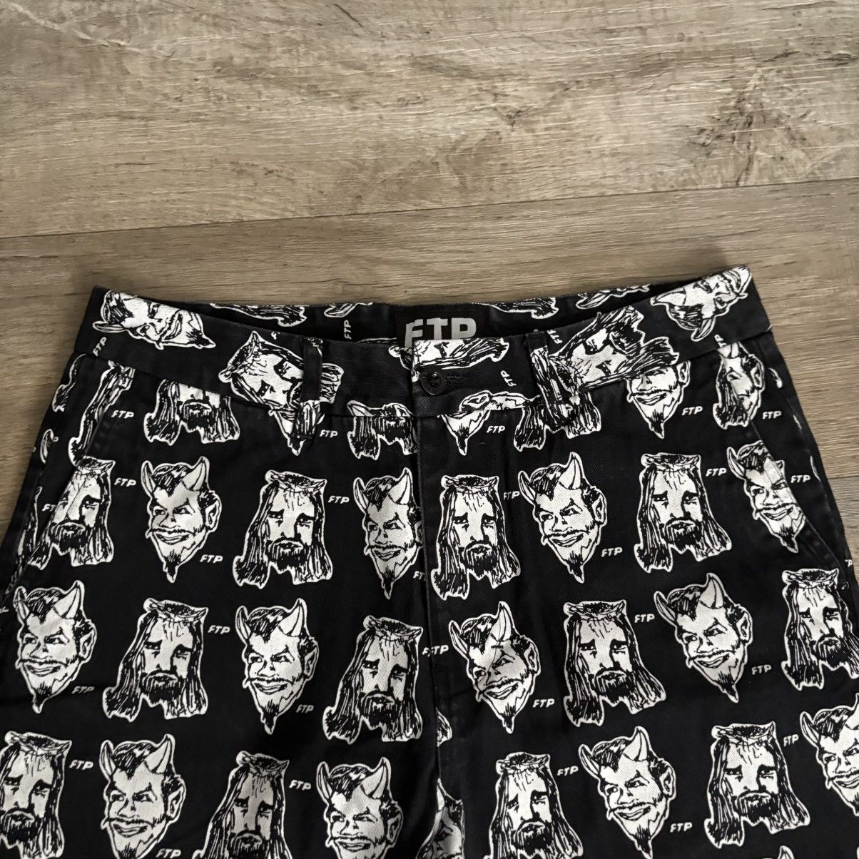 Fuck The Population Ftp Heaven Or Hell Chino Pants Size US 34 / EU 50 - 4 Thumbnail