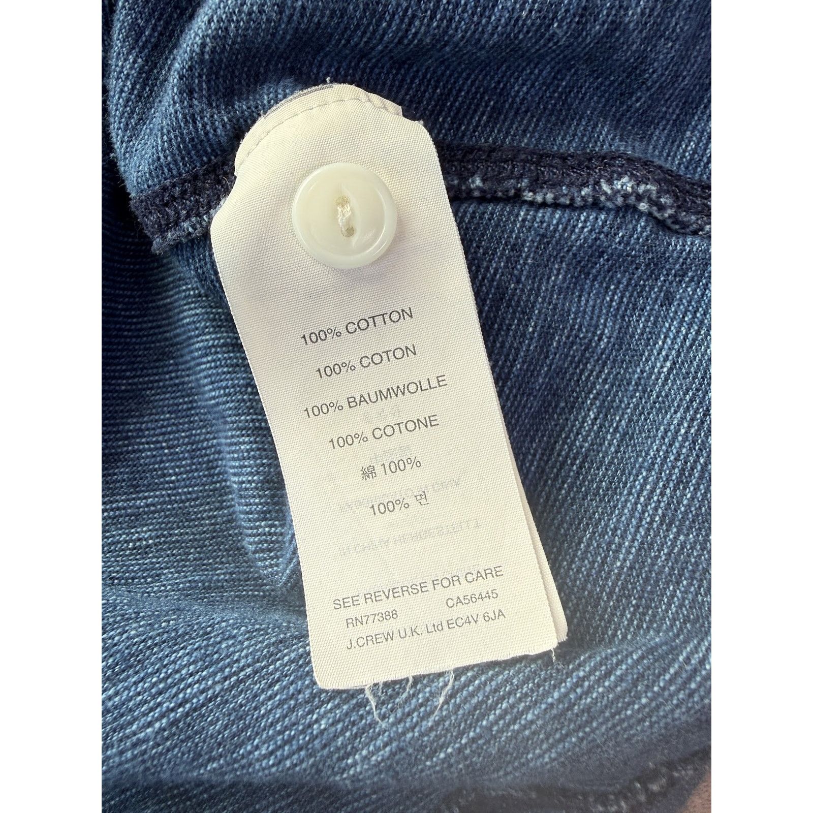 J.Crew Wallace & Barnes J. Crew Long Sleeve Henley Indigo Size US L / EU 52-54 / 3 - 5 Thumbnail