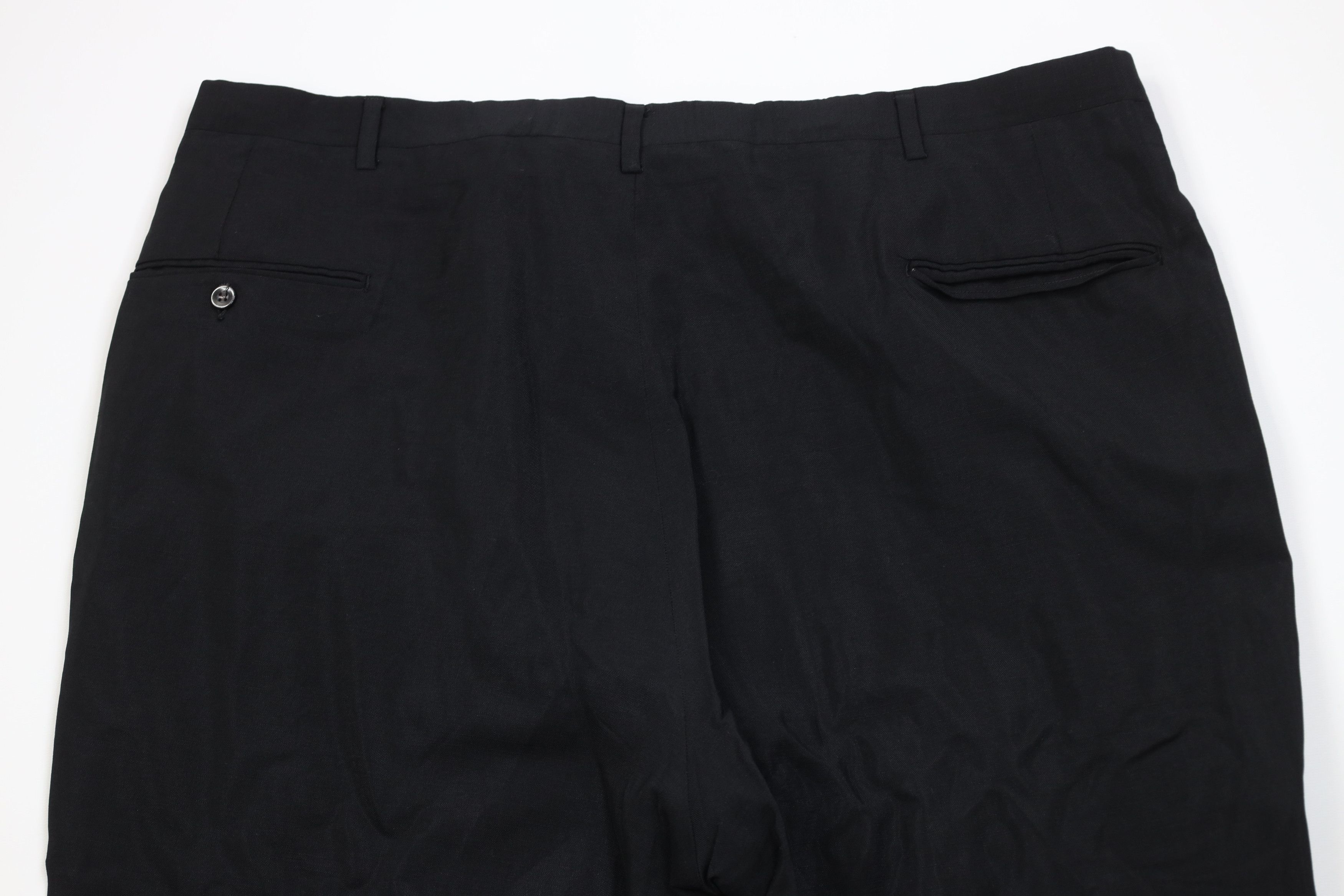 Vintage Vintage 50s Rockabilly Gabardine Knit Chino Pants Black USA Size US 42 / EU 58 - 9 Thumbnail