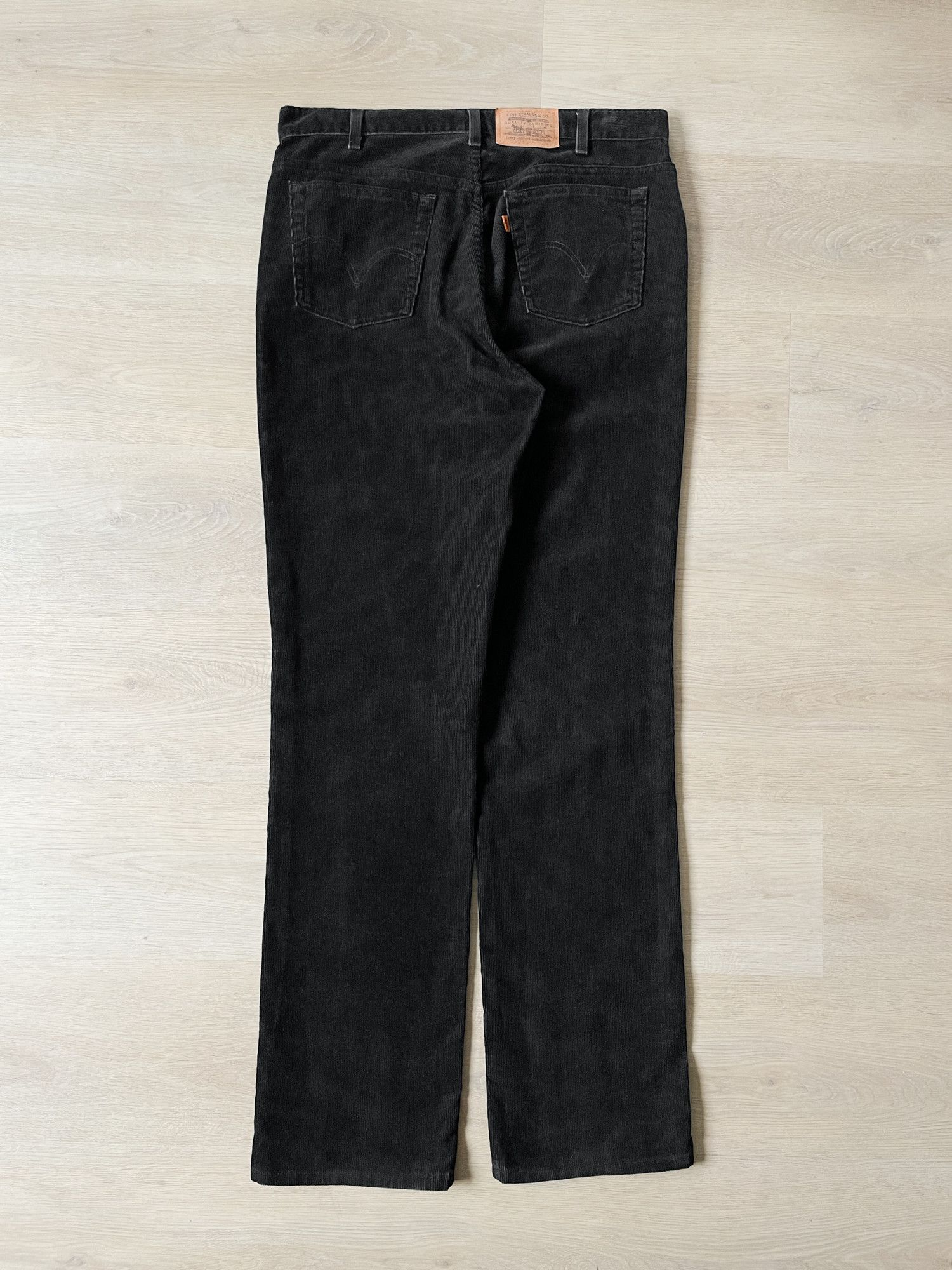 Levi's × Vintage 90s Orange Tab Corduroy Pleated Pants Size US 36 / EU 52 - 3 Thumbnail
