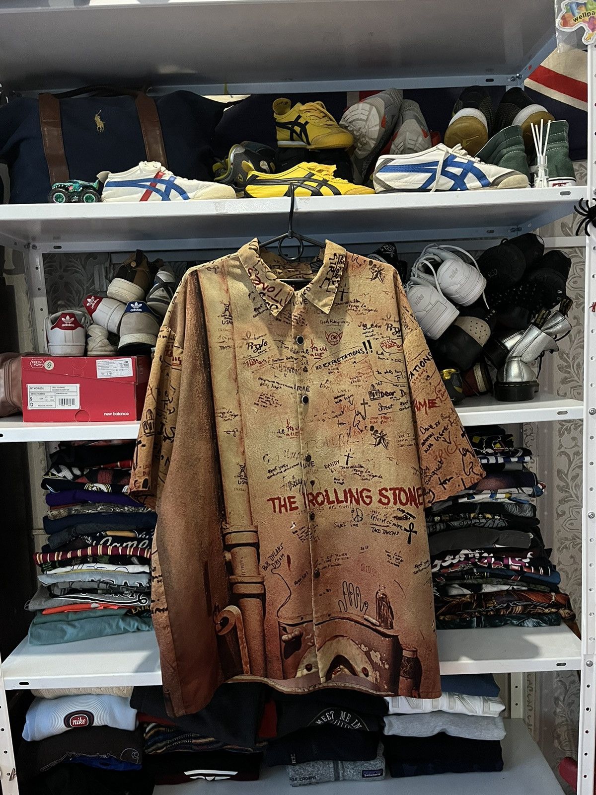 The Rolling Stones Rare 2002 The Rolling Stones "beggers banquet" button up Size US XXL / EU 58 / 5 - 1 Thumbnail