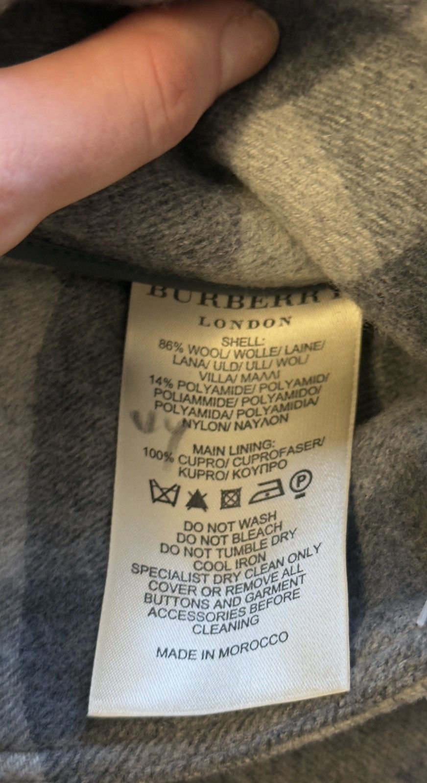 Burberry Burberry London Plaid Wool Skirt Size 25" / US 0 / IT 36 - 5 Thumbnail