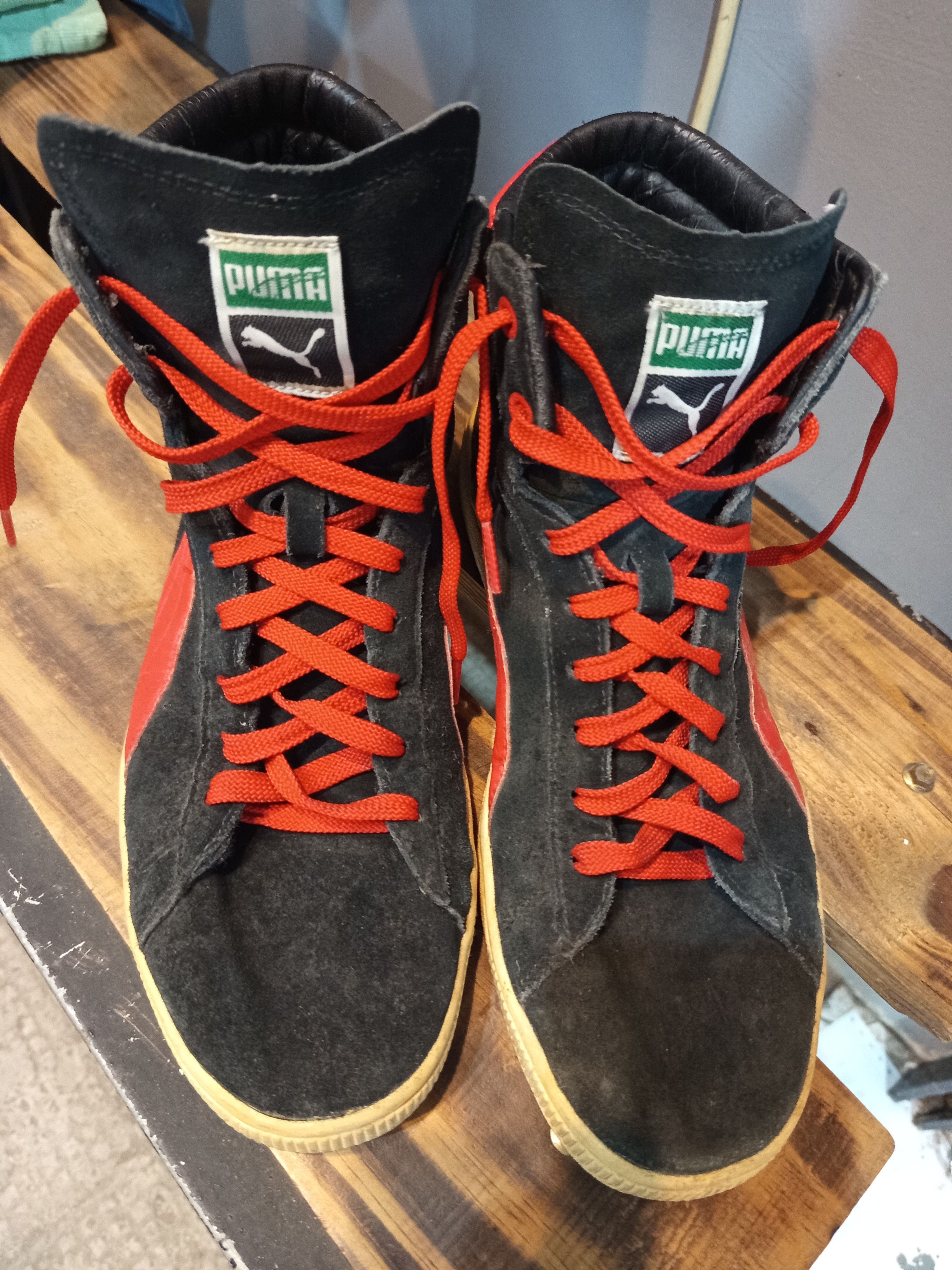 Puma Y2K Puma First Round EX Suede High Top Sneakers Size US 9 / EU 42 - 3 Thumbnail