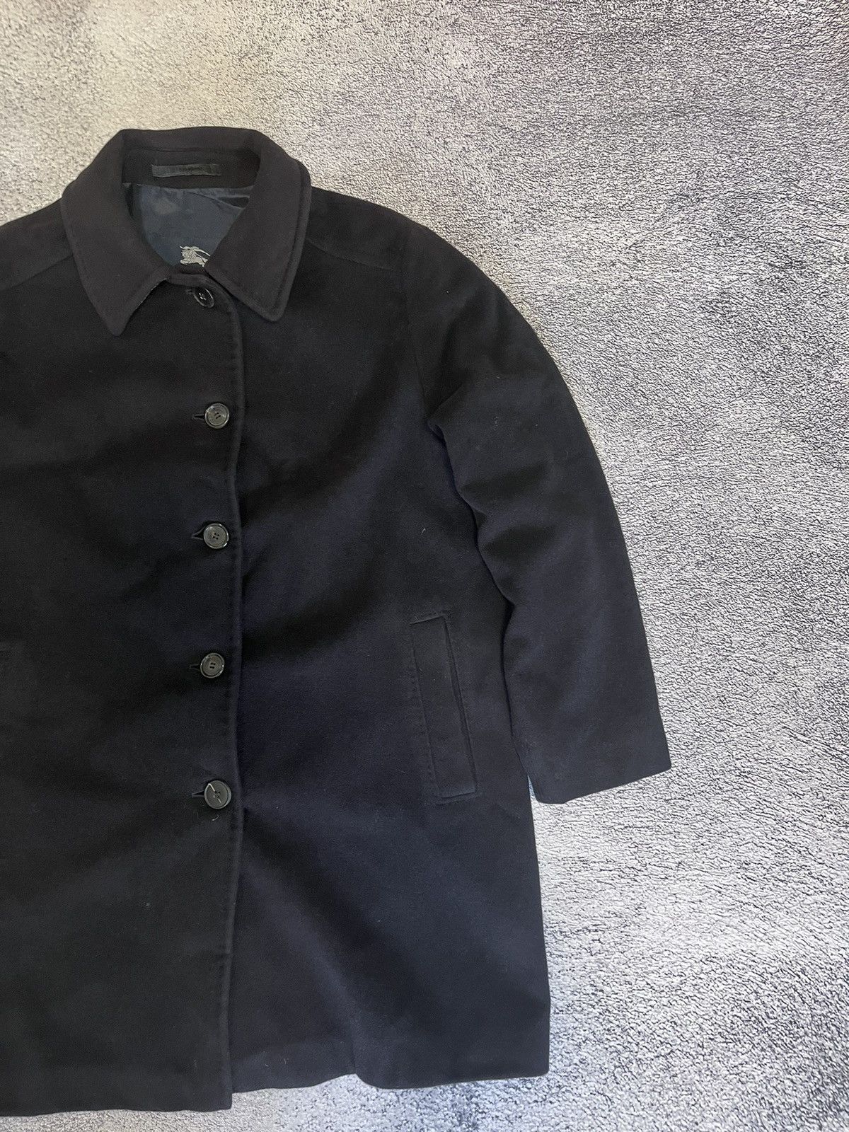 Burberry Burberry London Women Jacket Vintage Overcoat Jacket Black Size L / US 10 / IT 46 - 4 Thumbnail