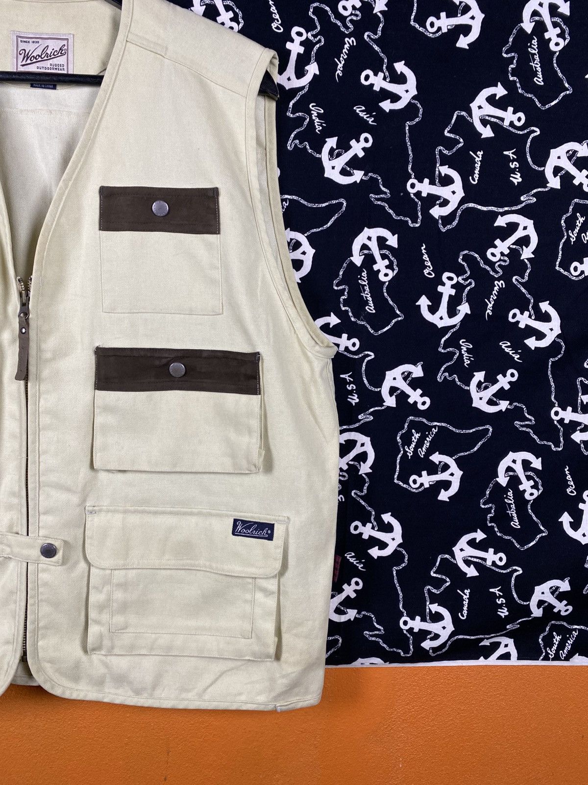Woolrich Woolen Mills Vintage Woolrich Rugged Utility Vest Canvas Outdoor Workwear Size US L / EU 52-54 / 3 - 6 Thumbnail