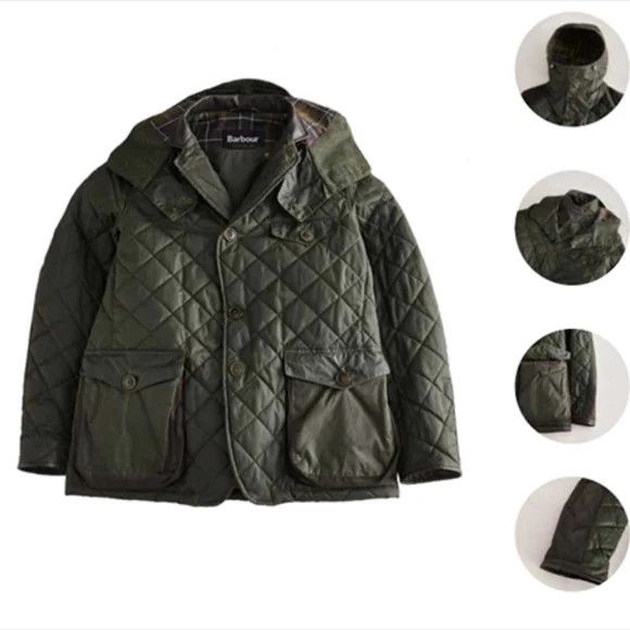 Barbour × TO KI TO Barbour x TO KI TO Driving Quilted Waxed Jacket Size US M / EU 48-50 / 2 - 2 Thumbnail