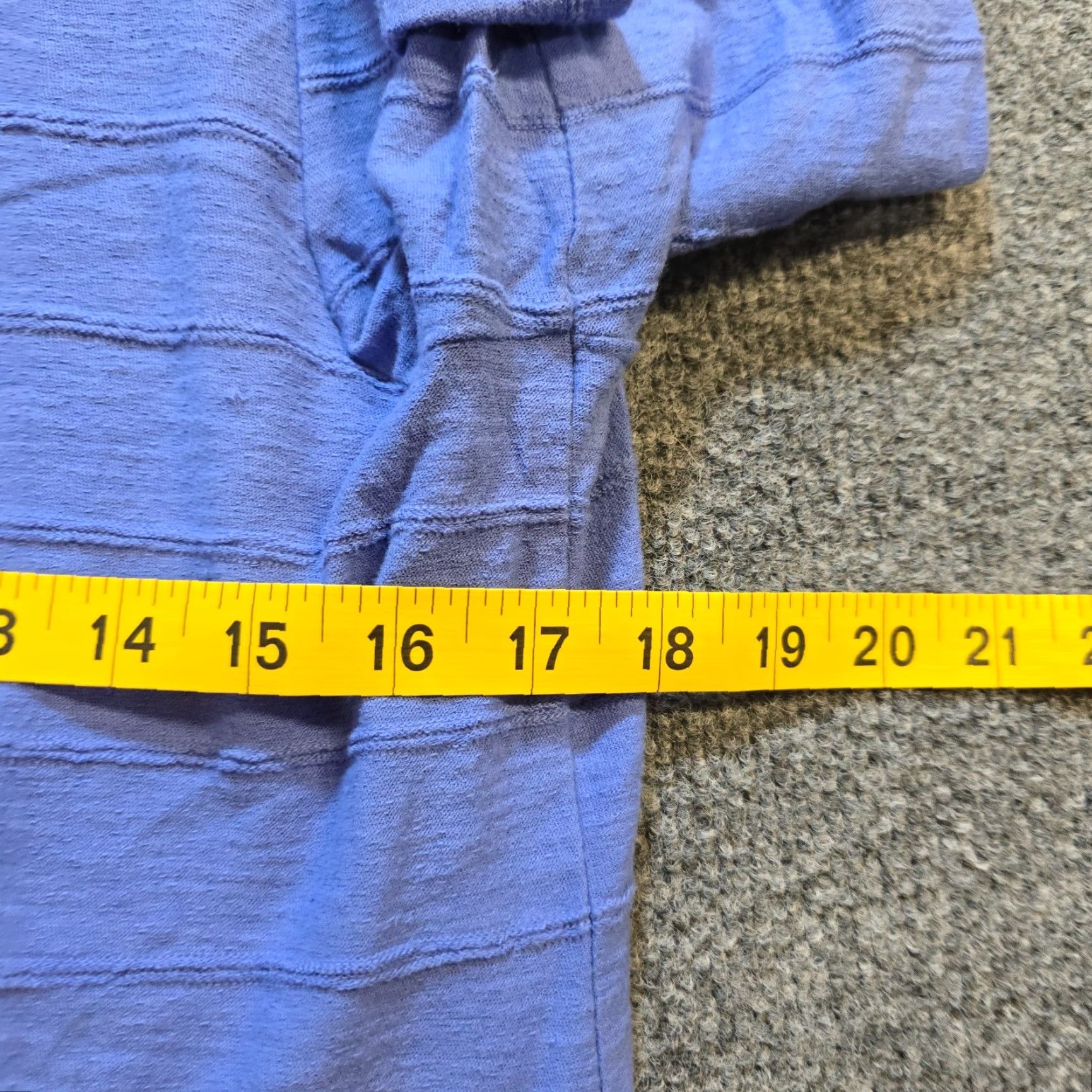 Habitat Habitat Top Womens Size XS Blue Button Stripe Texture Tunic Long Sleeve Casual Shirt Shirt? Size XS / US 0-2 / IT 36-38 - 6 Thumbnail