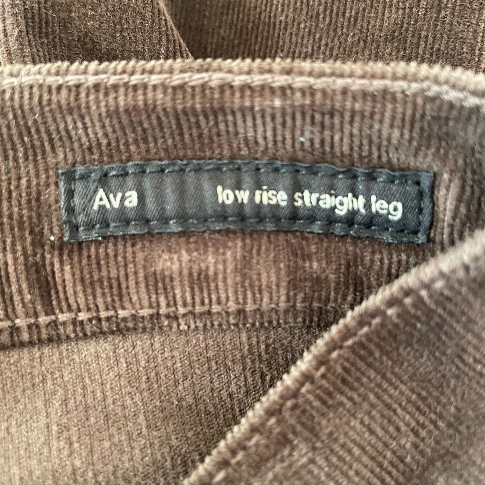 Citizens Of Humanity Citizens of Humanity Brown Corduroy Pant 28 Lowrise Straight Size 31" - 5 Thumbnail